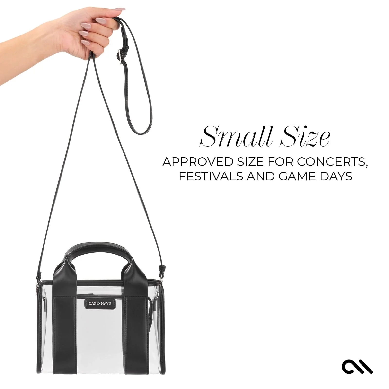 Case-Mate Clear Stadium Bag - Midnight Black - Image 5