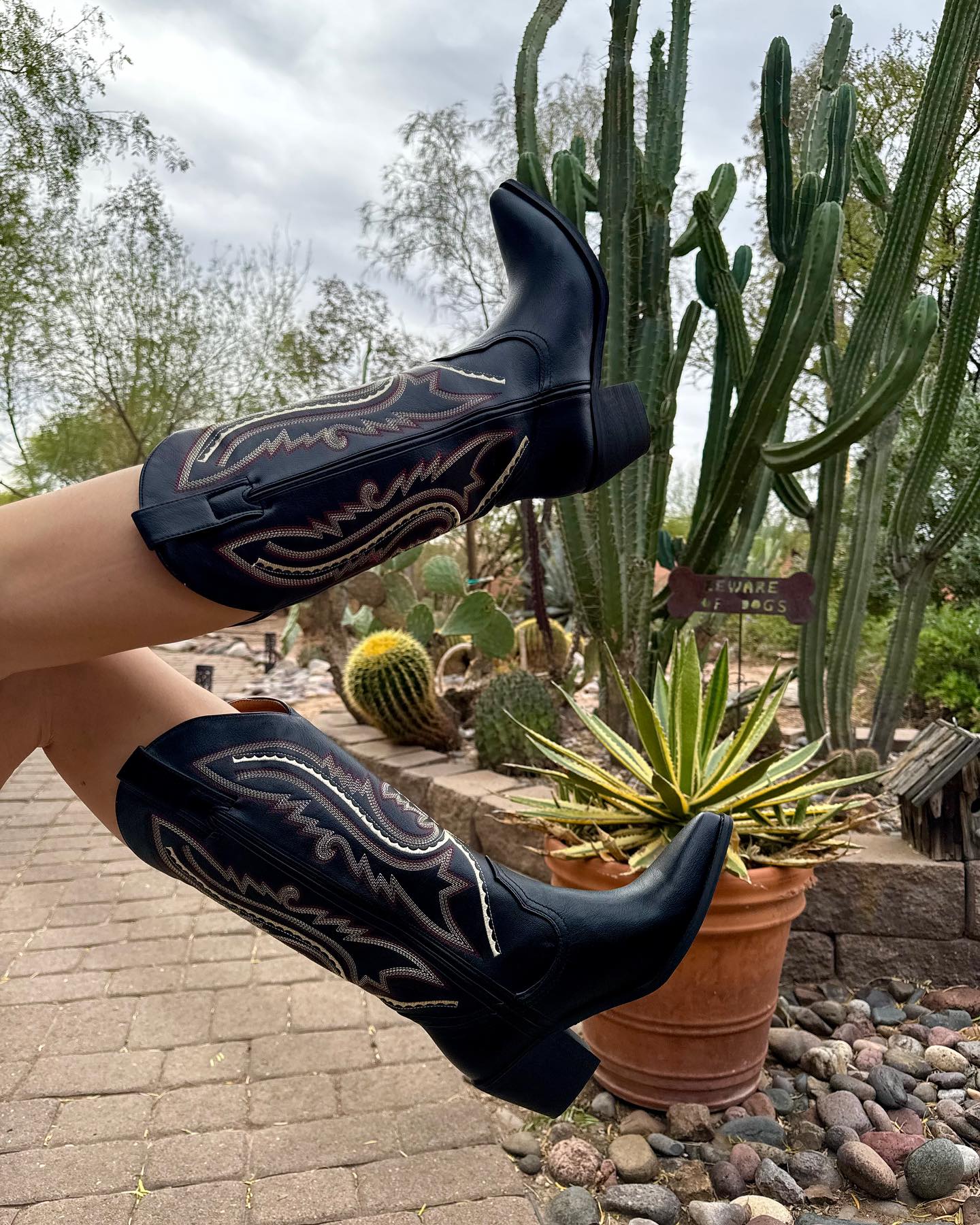 The Rebellious Black Cowboy Boots - Image 12