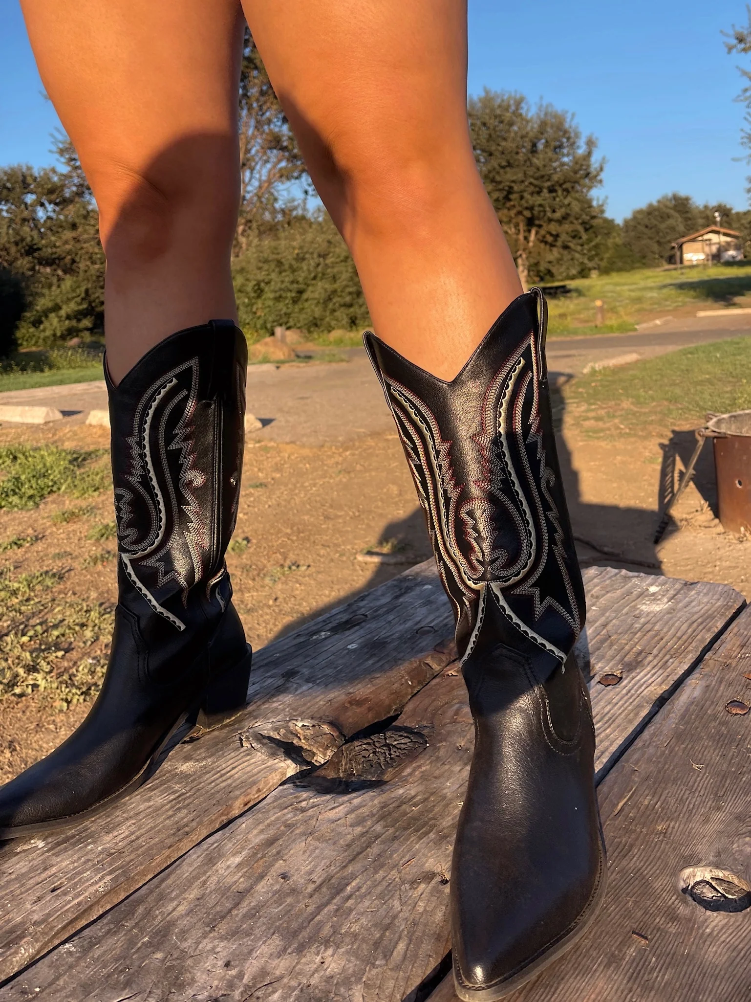 The Rebellious Black Cowboy Boots - Image 14