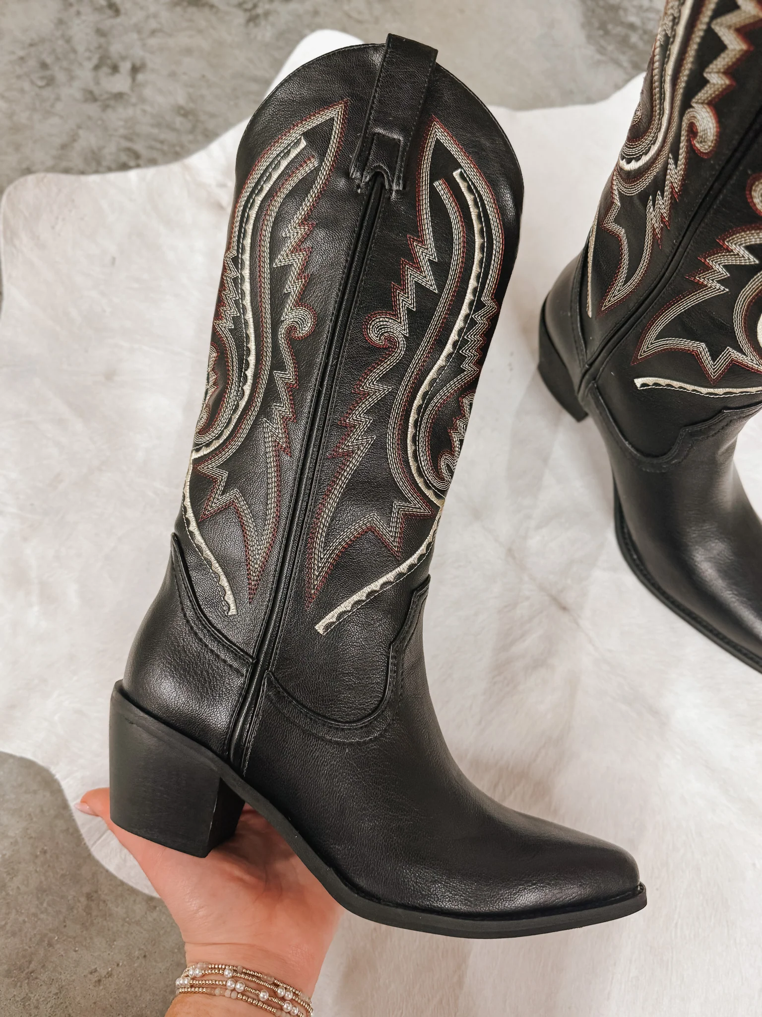 The Rebellious Black Cowboy Boots - Image 6