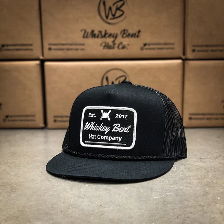 Whiskey Bent Hat Co. Black Top Cap - Image 3