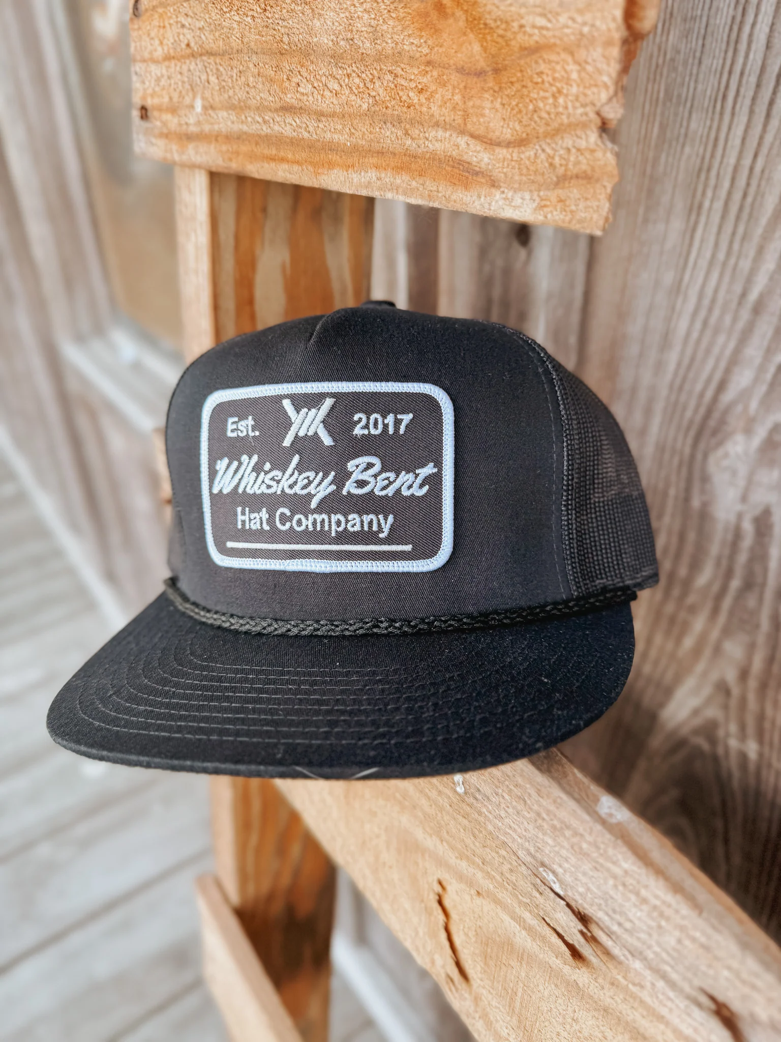 Whiskey Bent Hat Co. Black Top Cap - Image 7