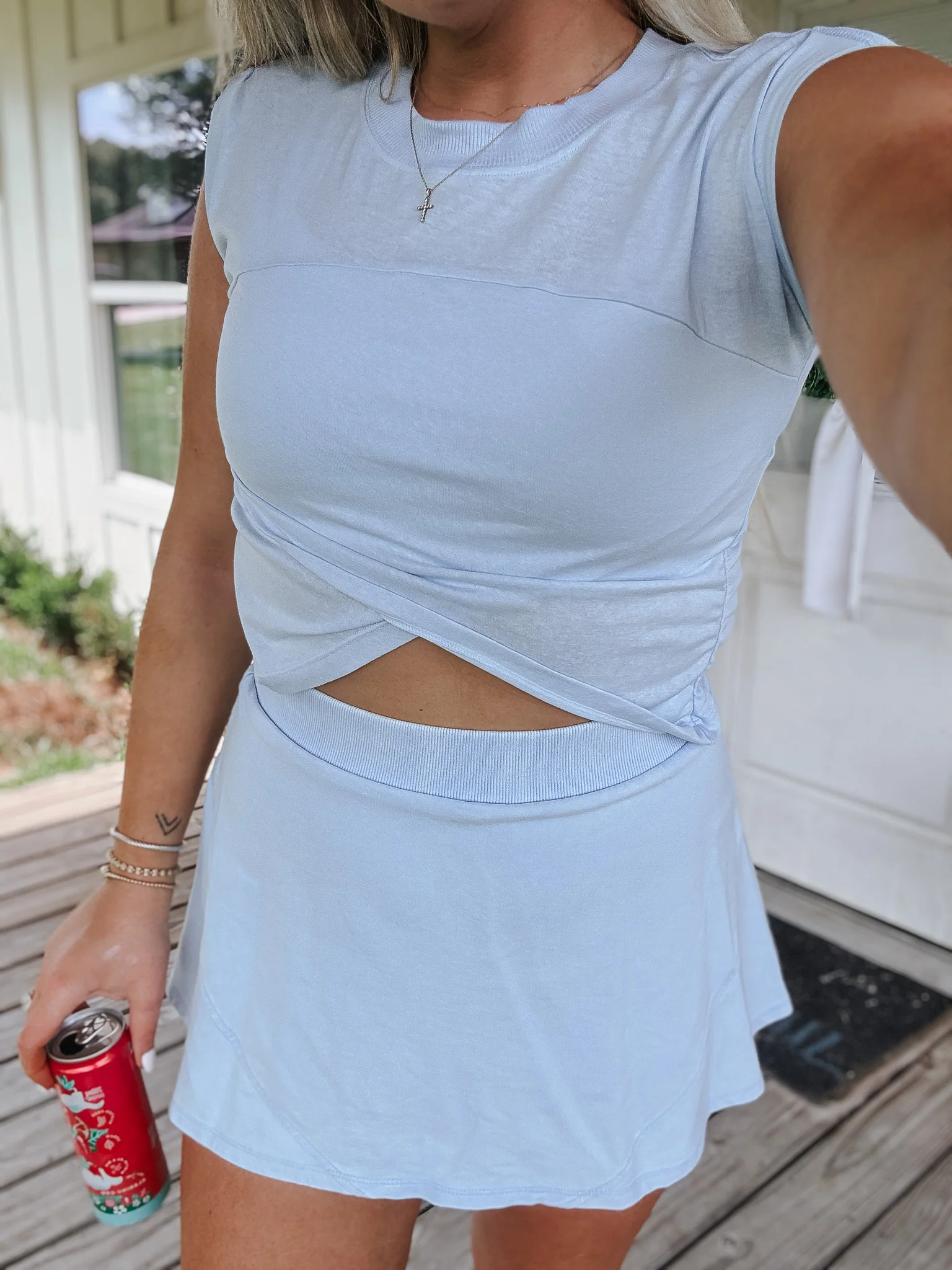 Court Crush Skort in Blue - Image 11