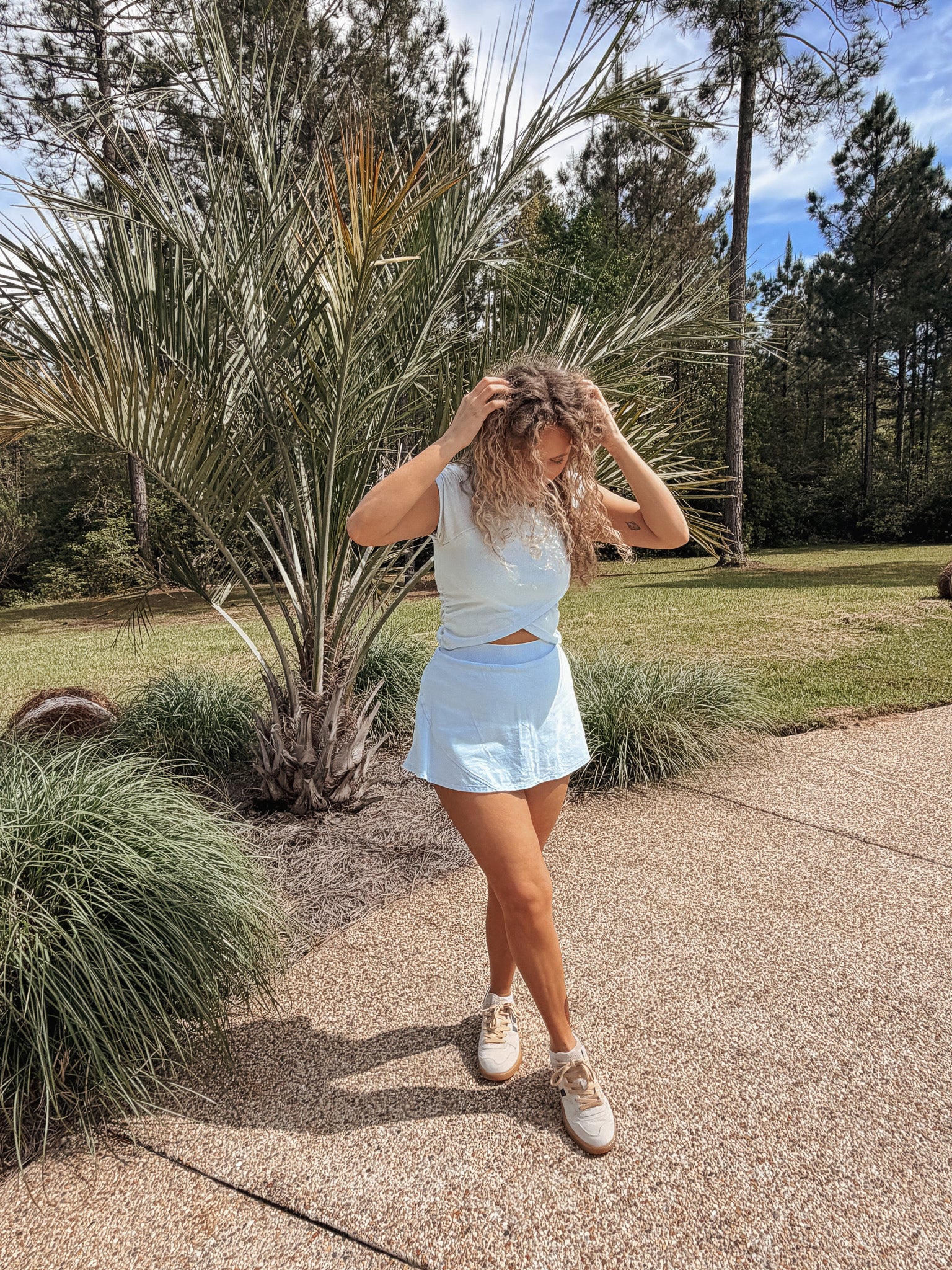 Court Crush Skort in Blue - Image 5