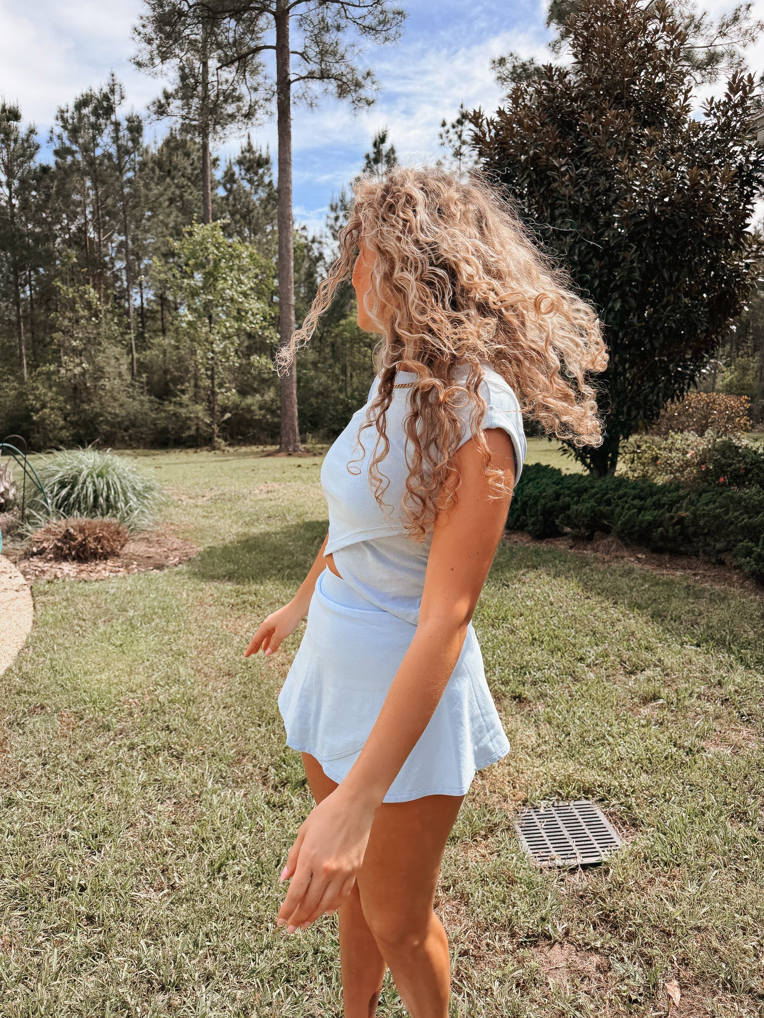 Court Crush Skort in Blue - Image 8