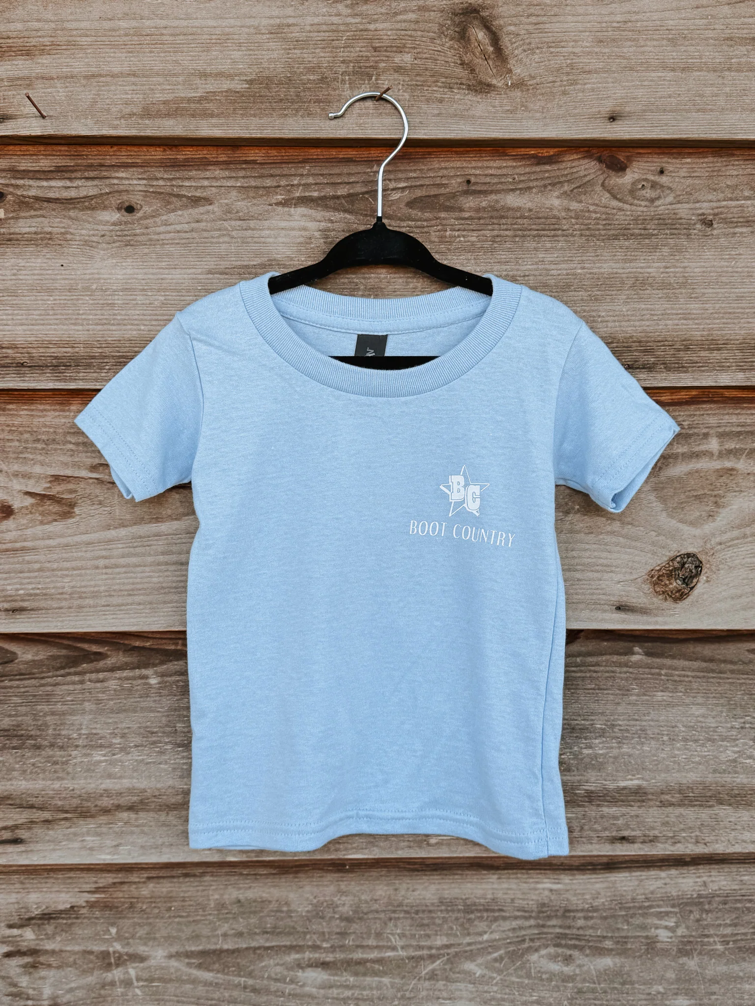 Youth Boot Country Tee in Blue - Image 4