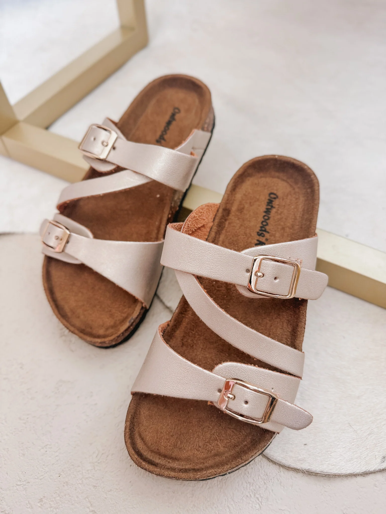 Kid's Summer Sandals in Gold - Image 6
