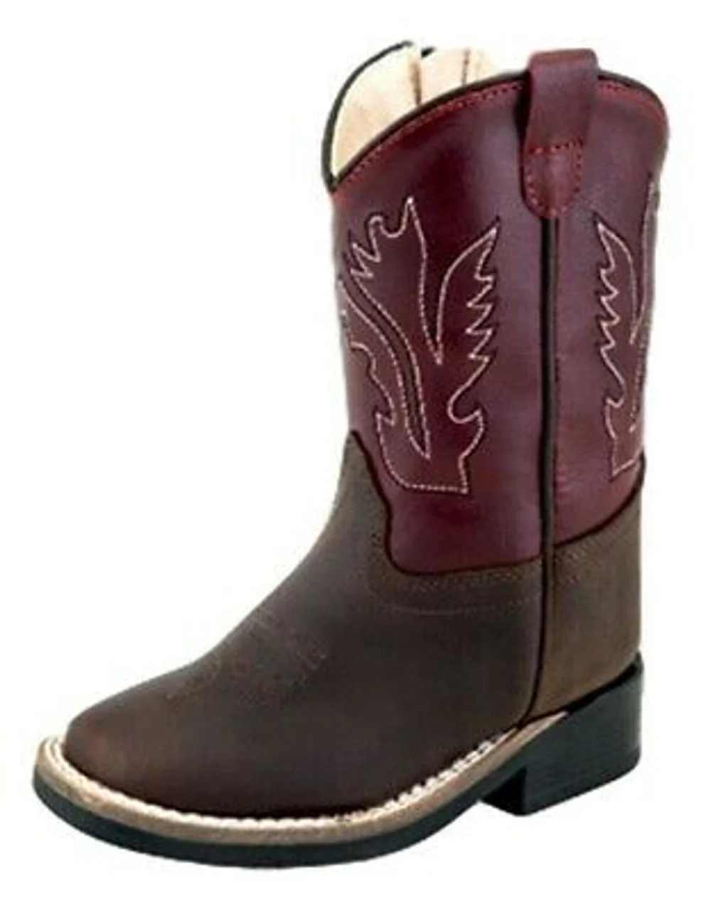 Toddler Old West Red & Brown Western Boots - Image 3