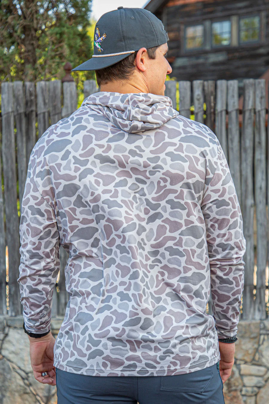 BURLEBO PERFORMANCE HOODIE - CLASSIC DEER CAMO - Image 2