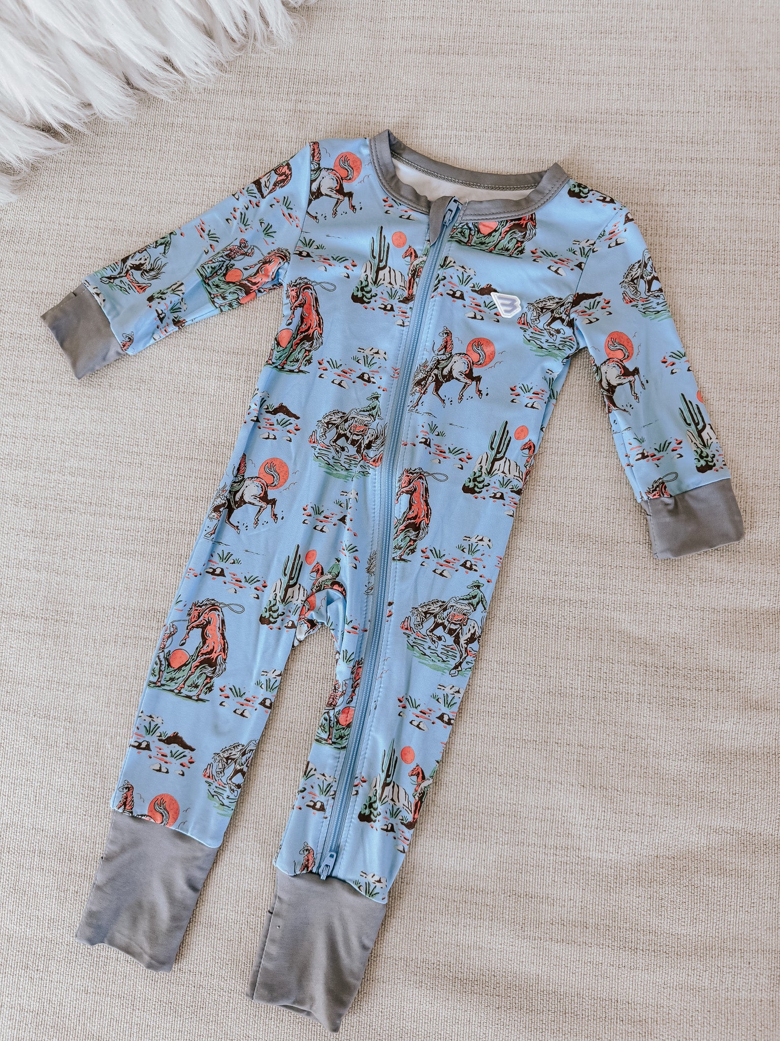 Baby Burlebo Zip Up - Cowboy Up - Image 4