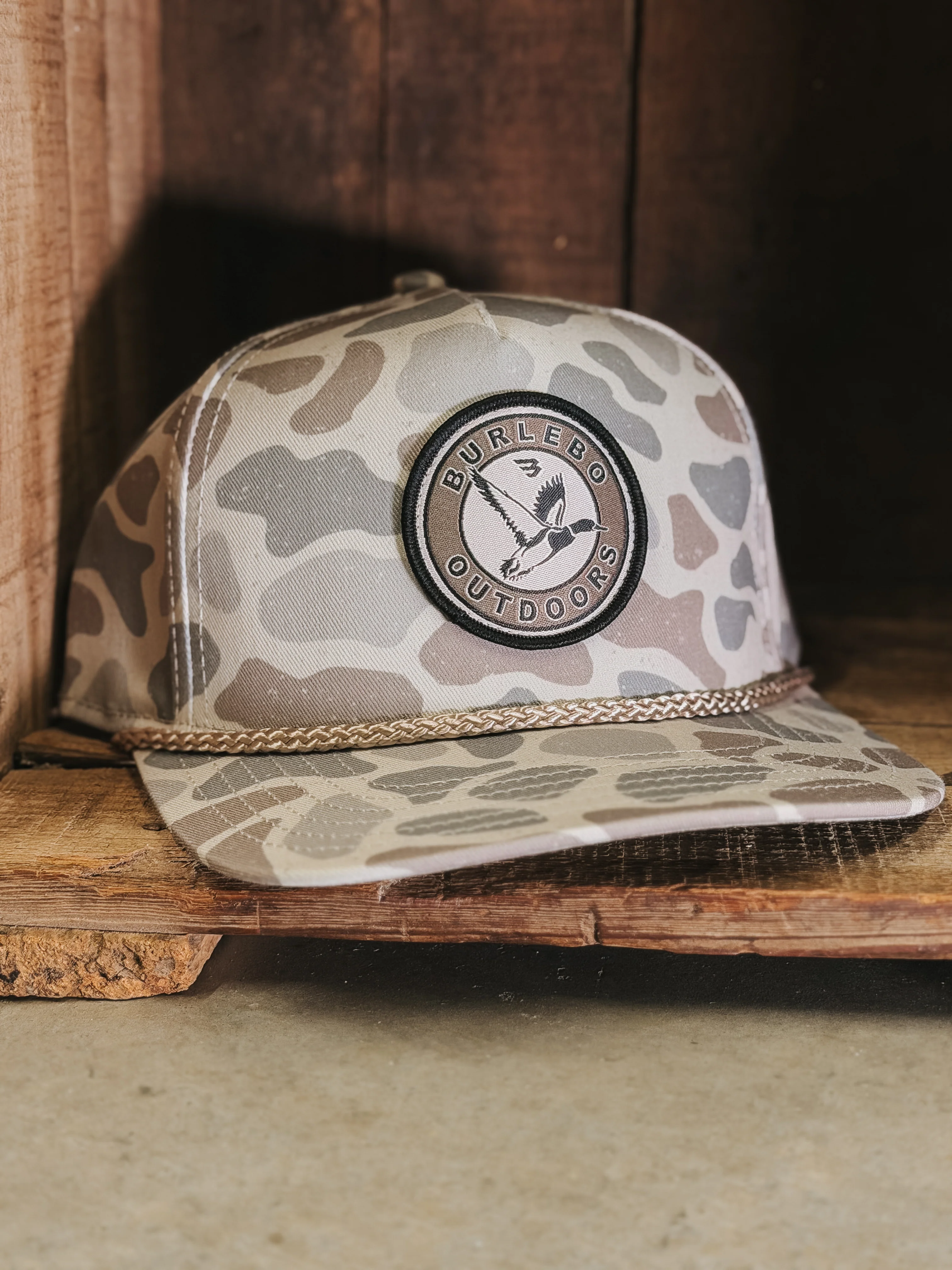 Men's Burlebo Cap - Circle Mallard - Classic Deer Camo - Image 4