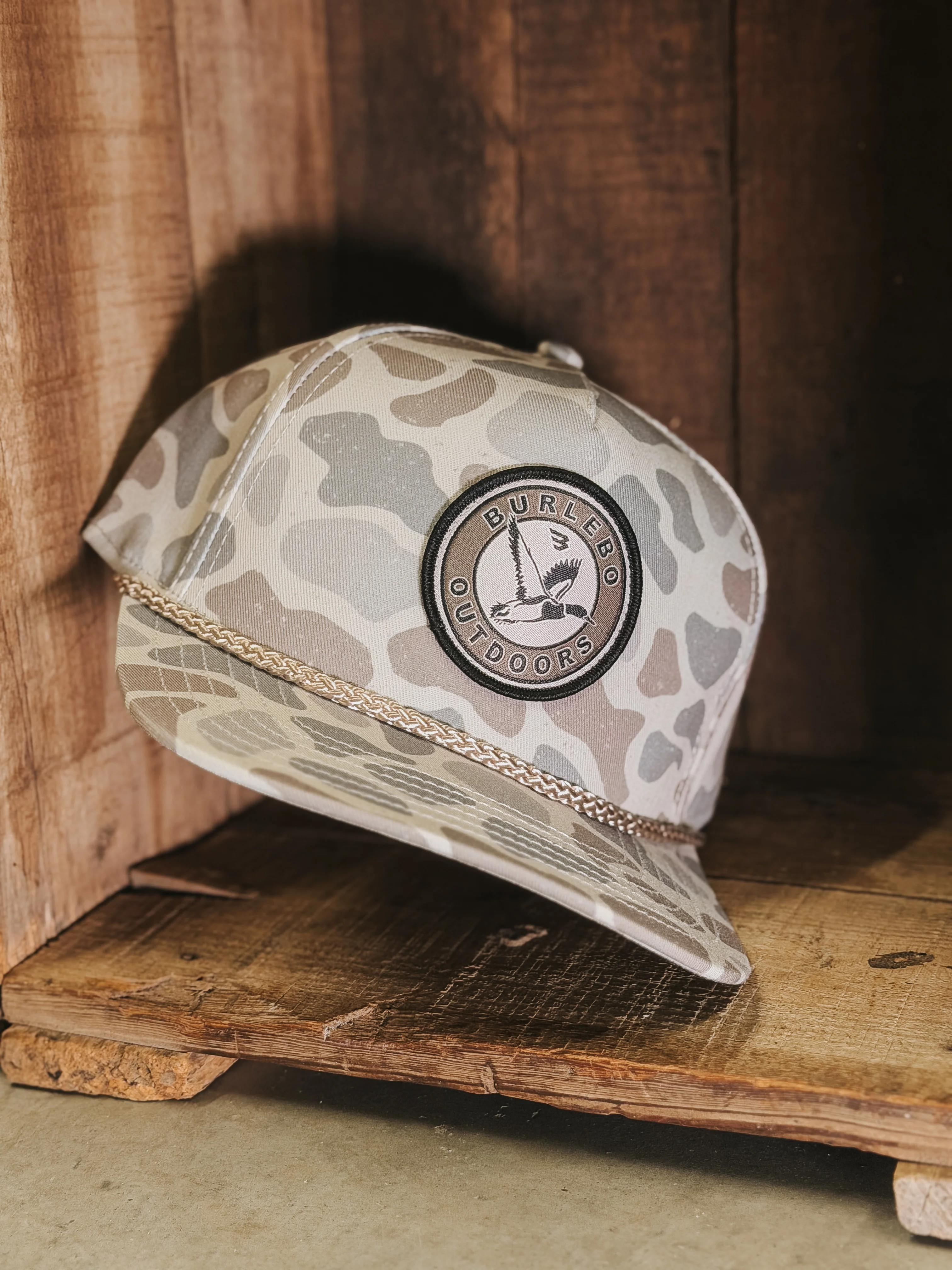Men's Burlebo Cap - Circle Mallard - Classic Deer Camo - Image 5
