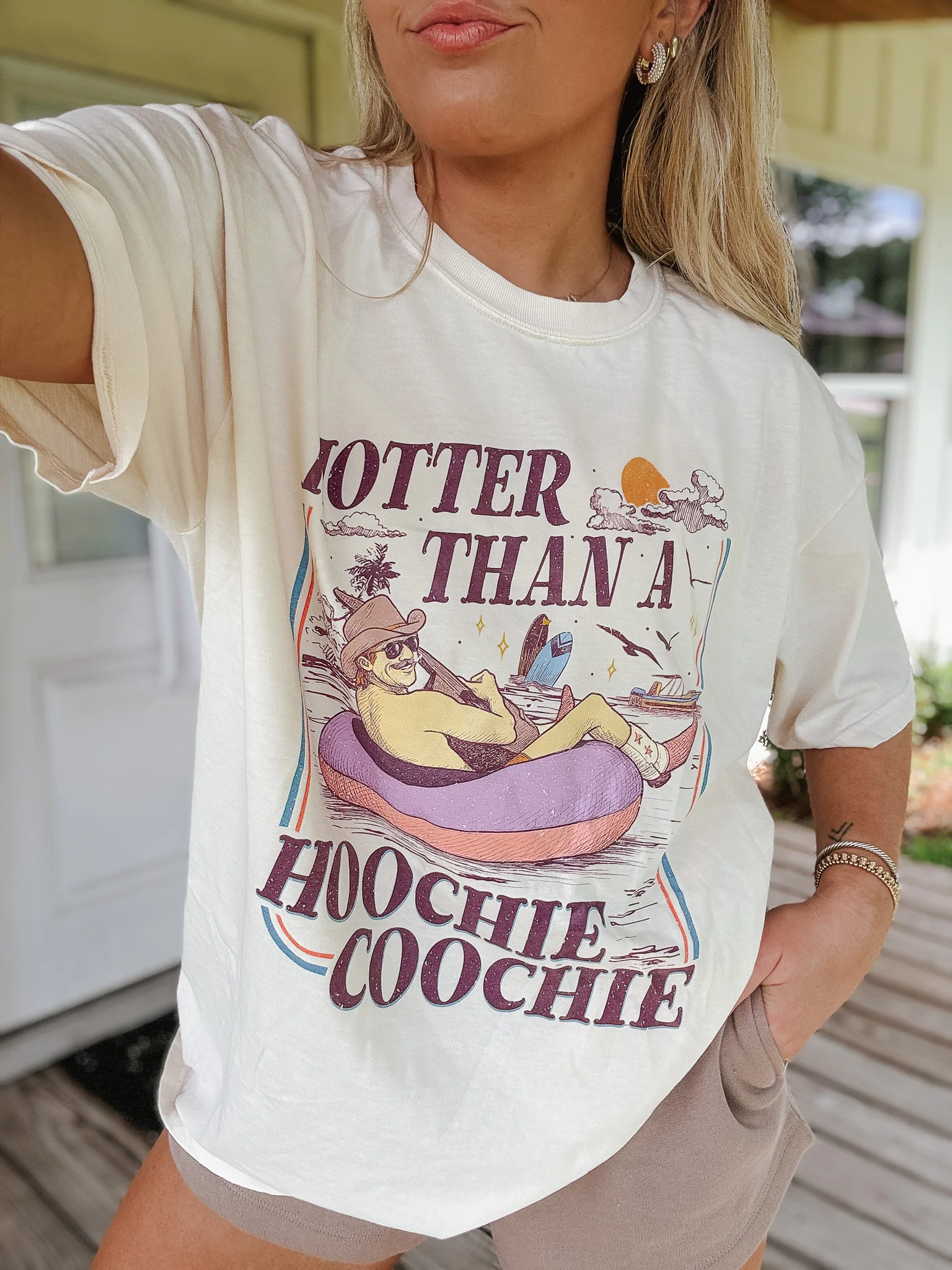 Hotter Than a Hoochie Coochie Tee - Image 2