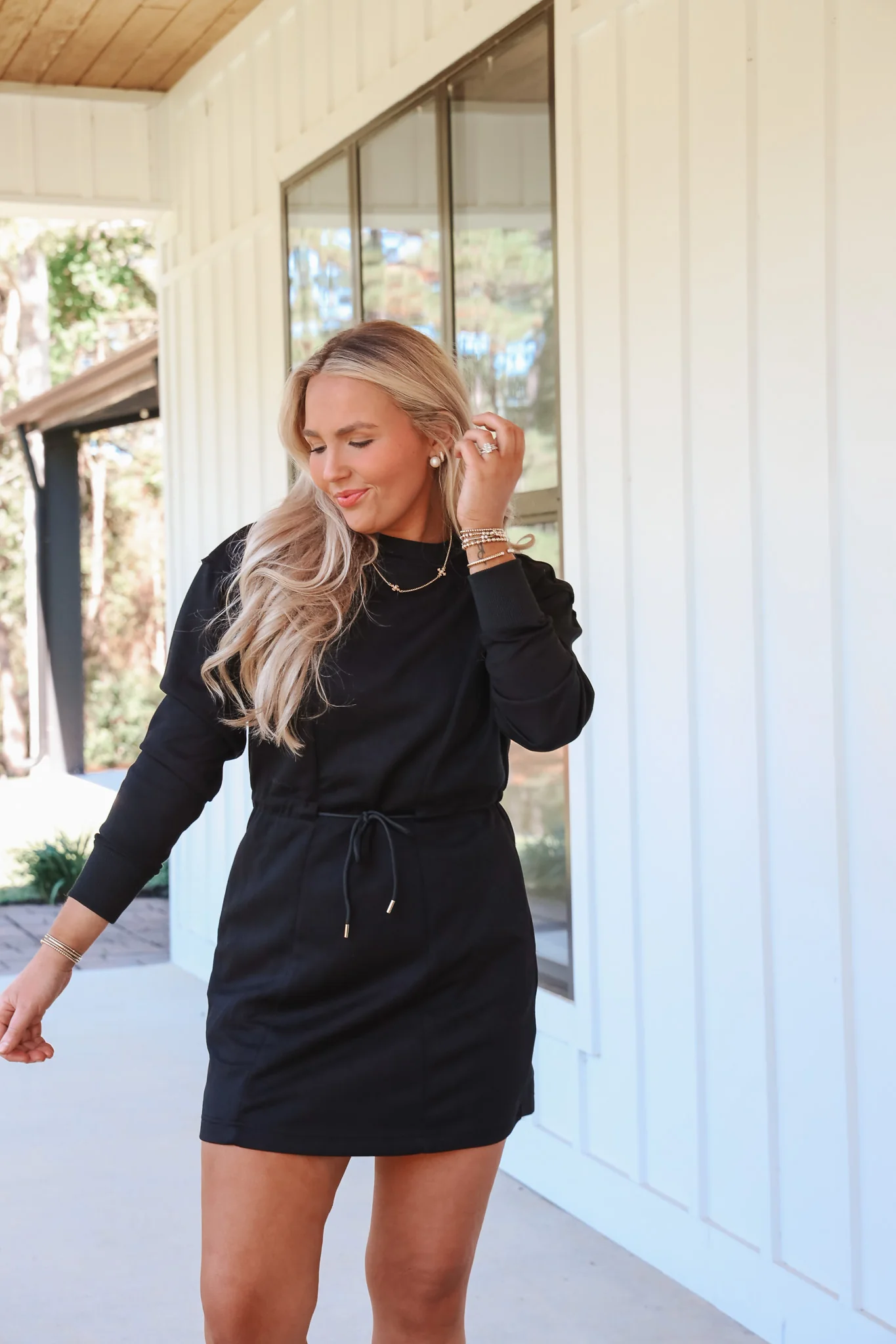 Casual Chic Black Dress - Image 3