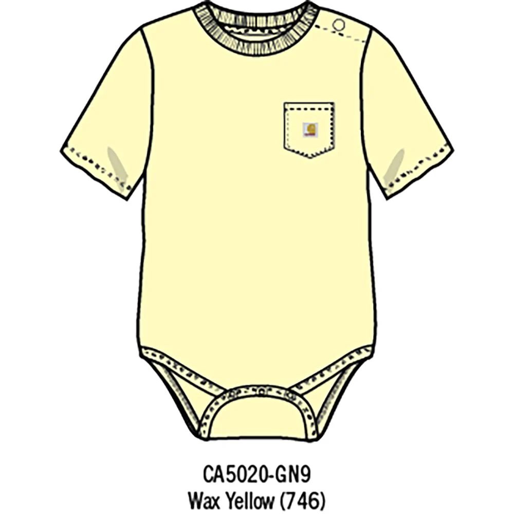 •Restock• Carhartt infant Bodysuit in Light Yellow - Image 2