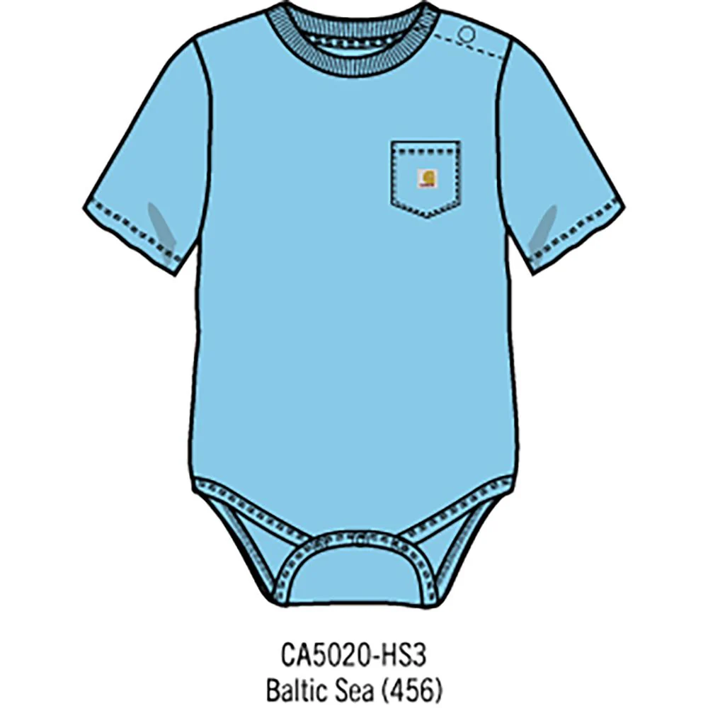 •Restock• Carhartt infant Bodysuit in Bright Blue - Image 2