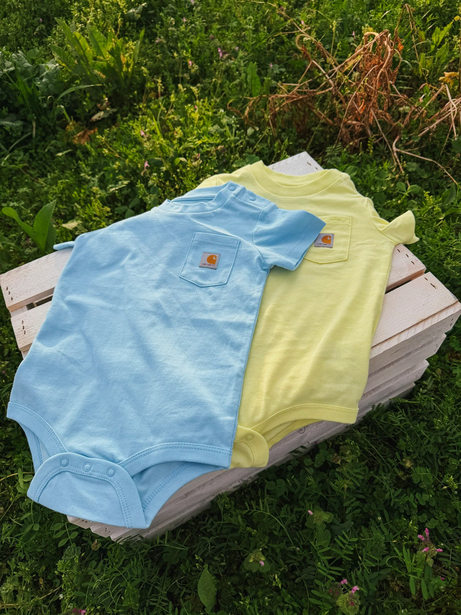 •Restock• Carhartt infant Bodysuit in Bright Blue - Image 3