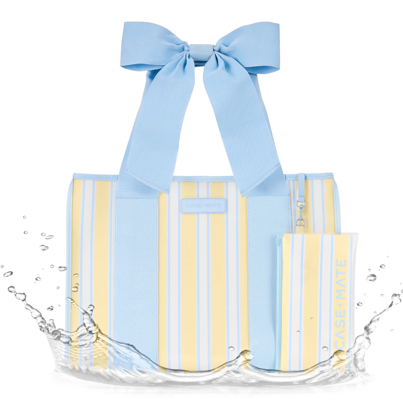 Case-Mate Bow Jelly Tote Bag - Cabana Stripe - Image 4