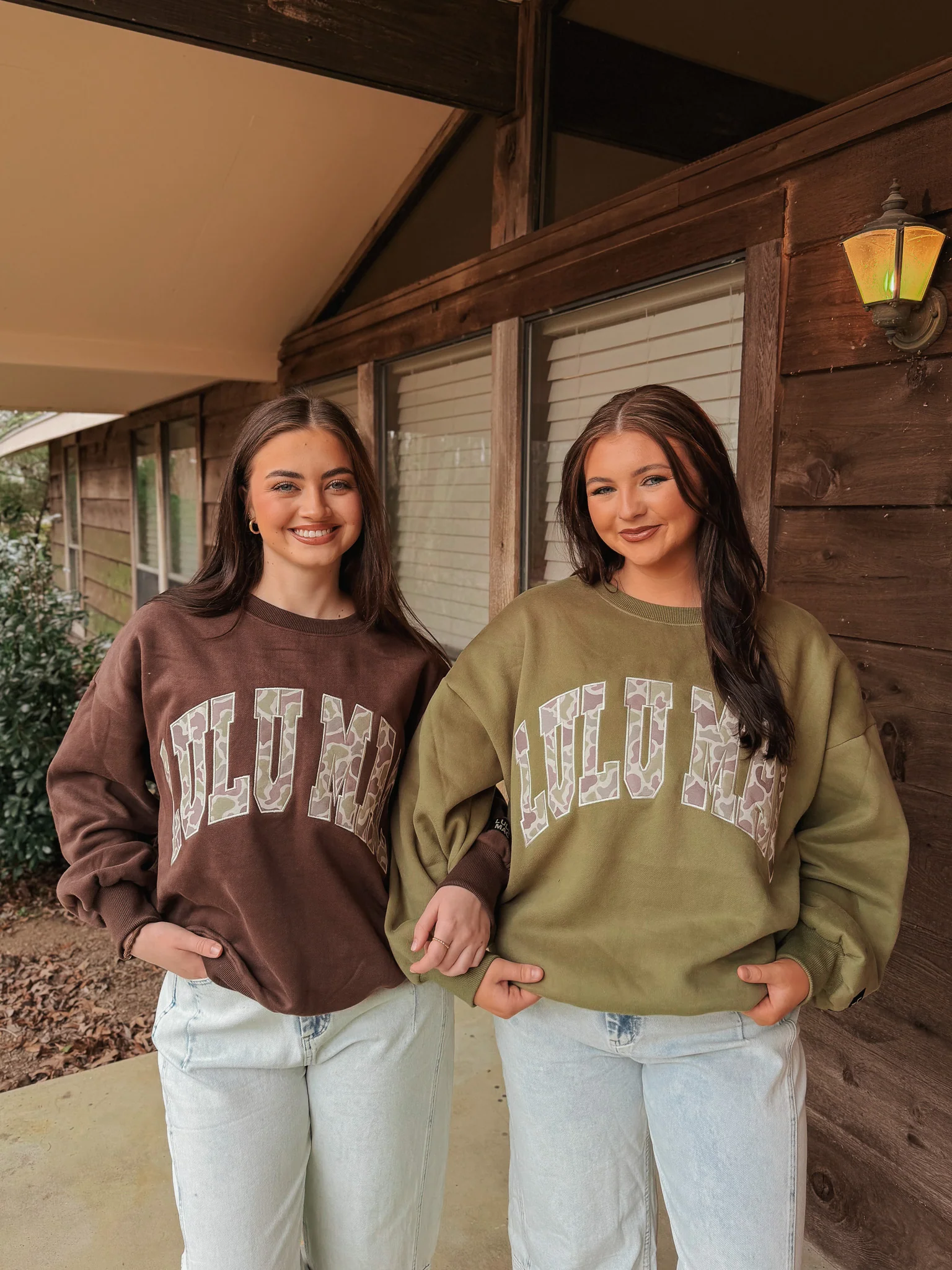 Lulu Mac Camo Sweatshirt in Green - Image 8