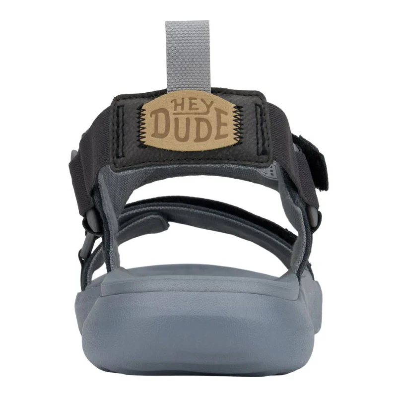 Men's Hey Dude Carson Sandal Sport Mode Black - Image 6