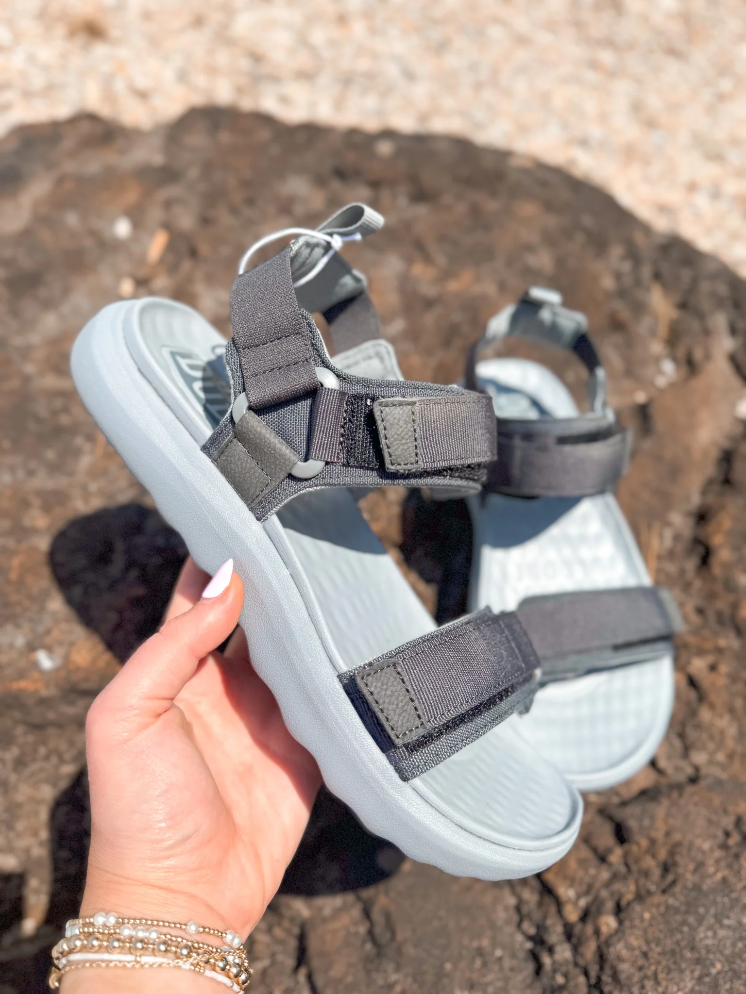 Men's Hey Dude Carson Sandal Sport Mode Black - Image 7