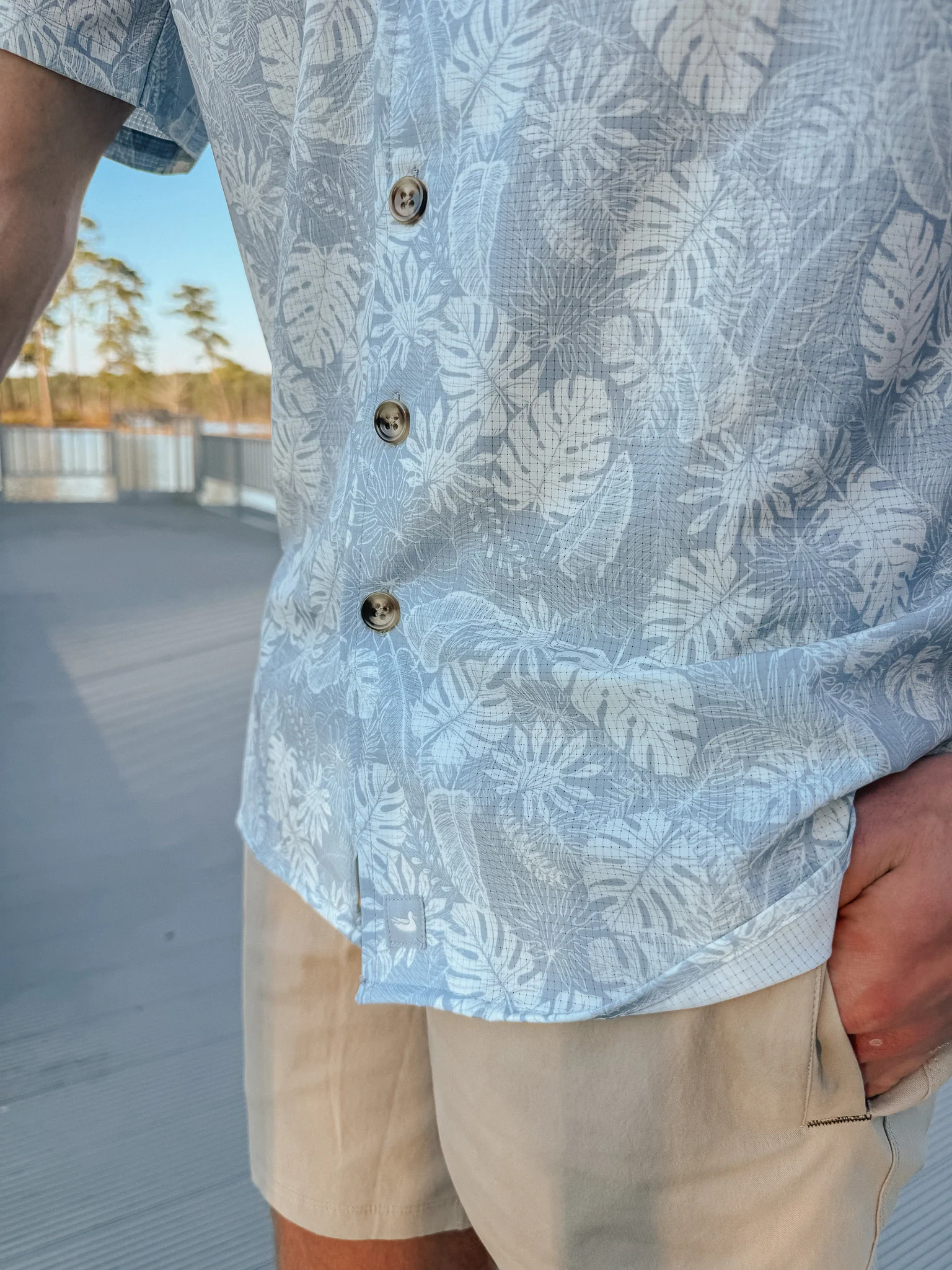 Southern Marsh Camp Performance Shirt - Aloha - Image 5