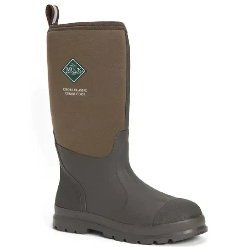 Muck Men's Chore Classic Tall Xpress Cool Work Boot in Bark - Image 3