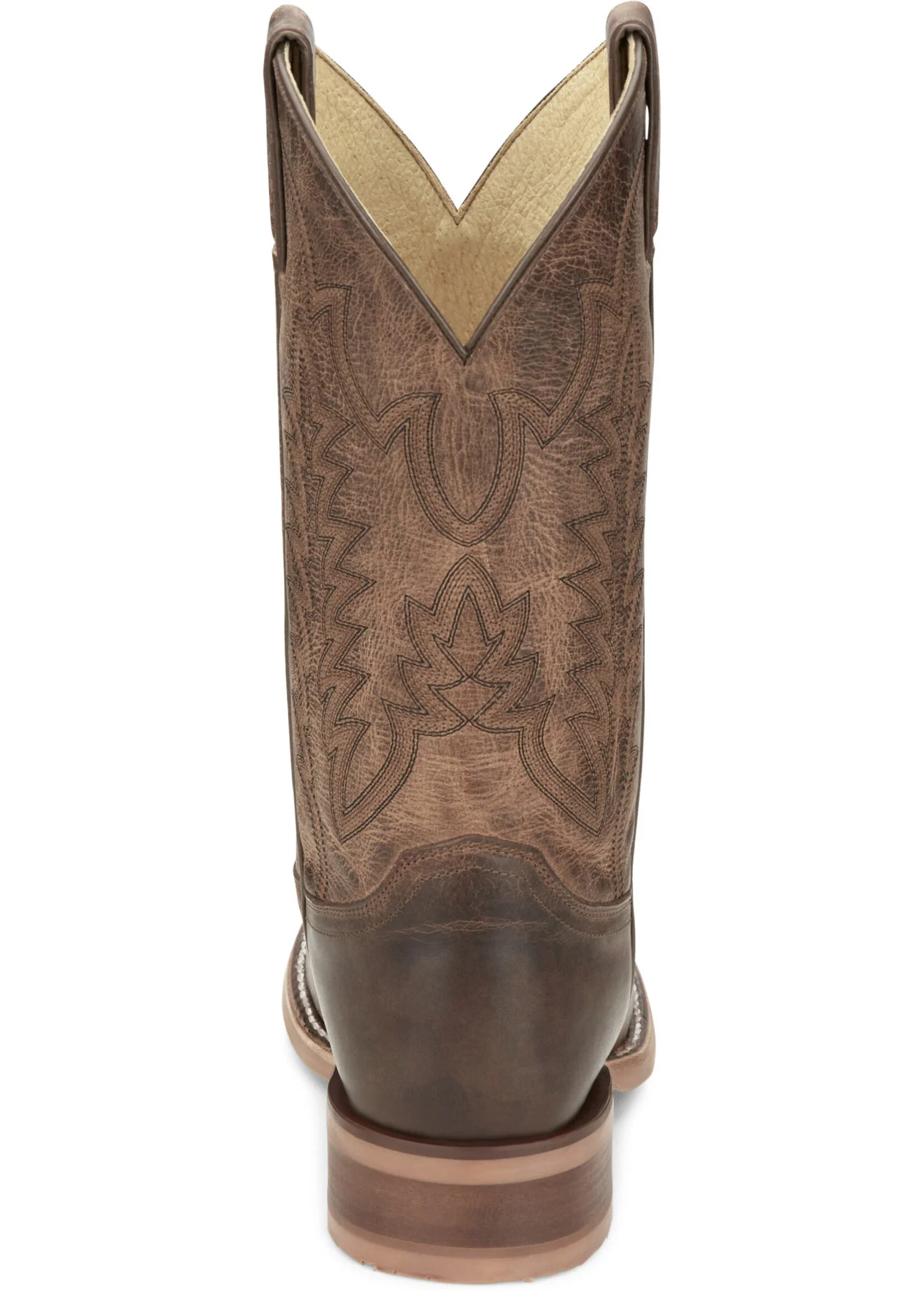 Men's Justin Clanton Khaki 12" Wide Round Toe - Image 3