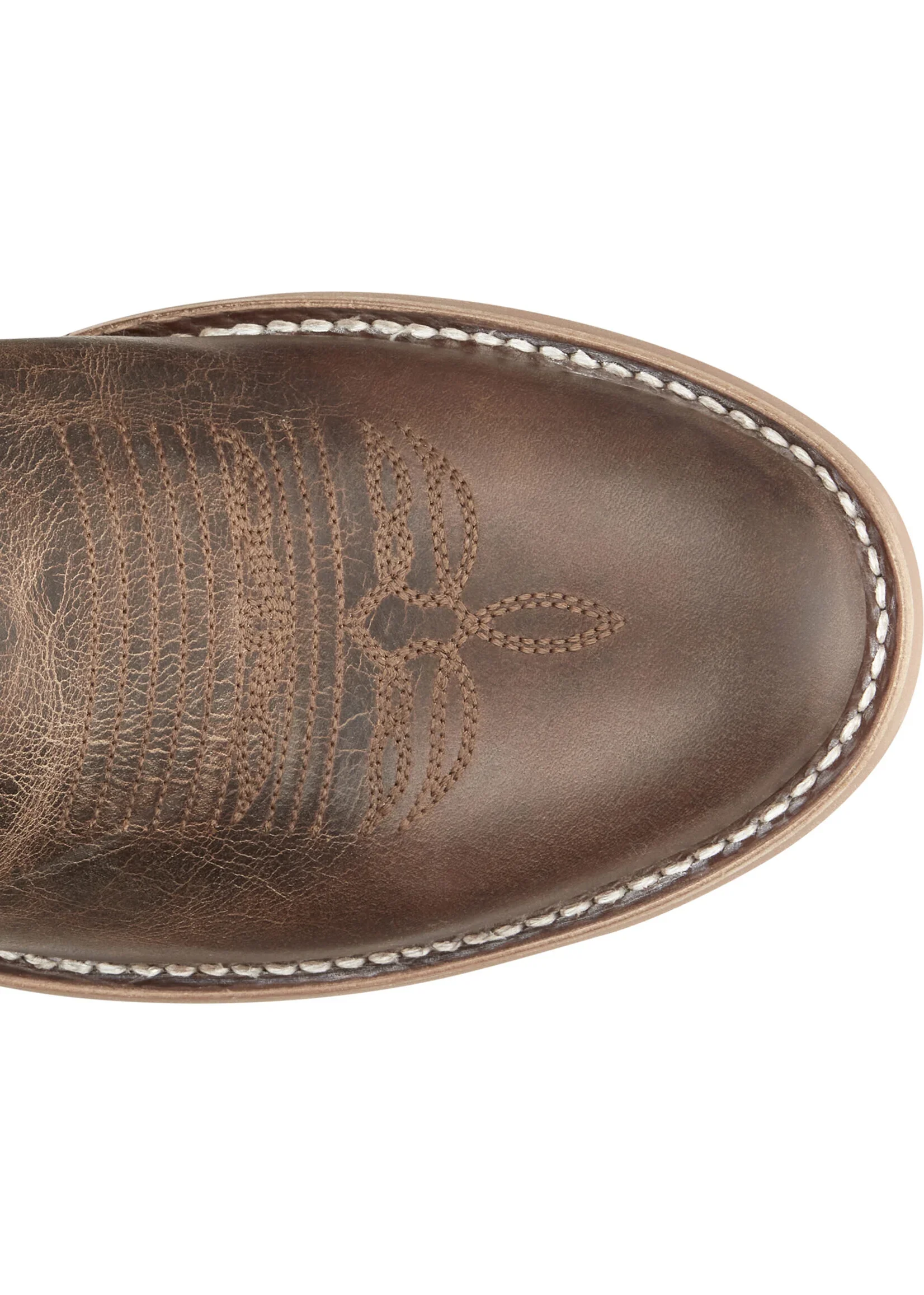 Men's Justin Clanton Khaki 12" Wide Round Toe - Image 4