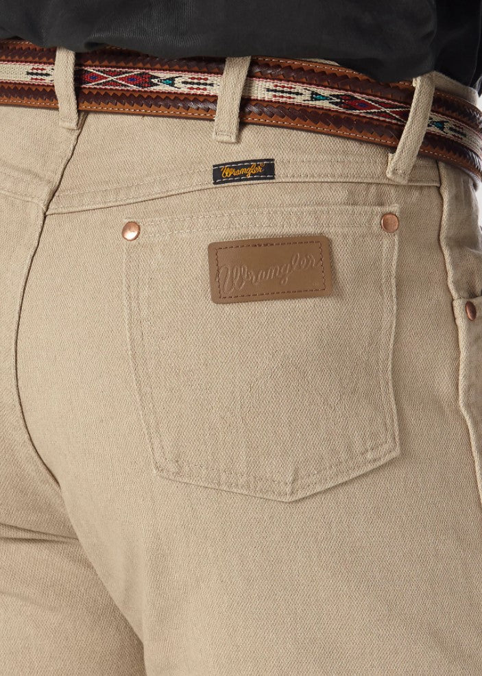 WRANGLER COWBOY CUT ORIGINAL FIT JEAN IN PREWASHED TAN - Image 5