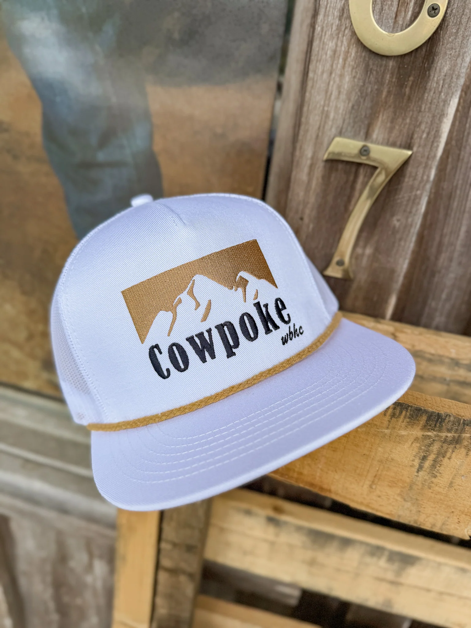 Whiskey Bent Hat Co. Cowboy Killer Tan Cap - Image 5