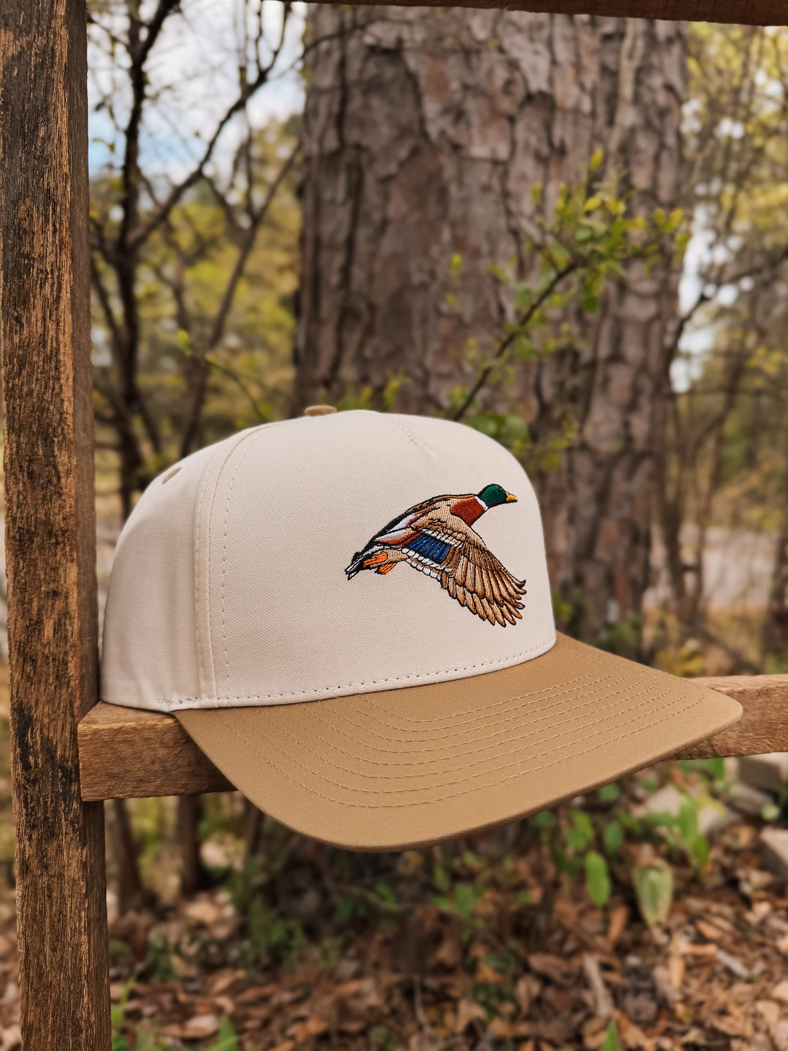 Embry Outdoor Mallard Hat - Cream/Tan - Image 3
