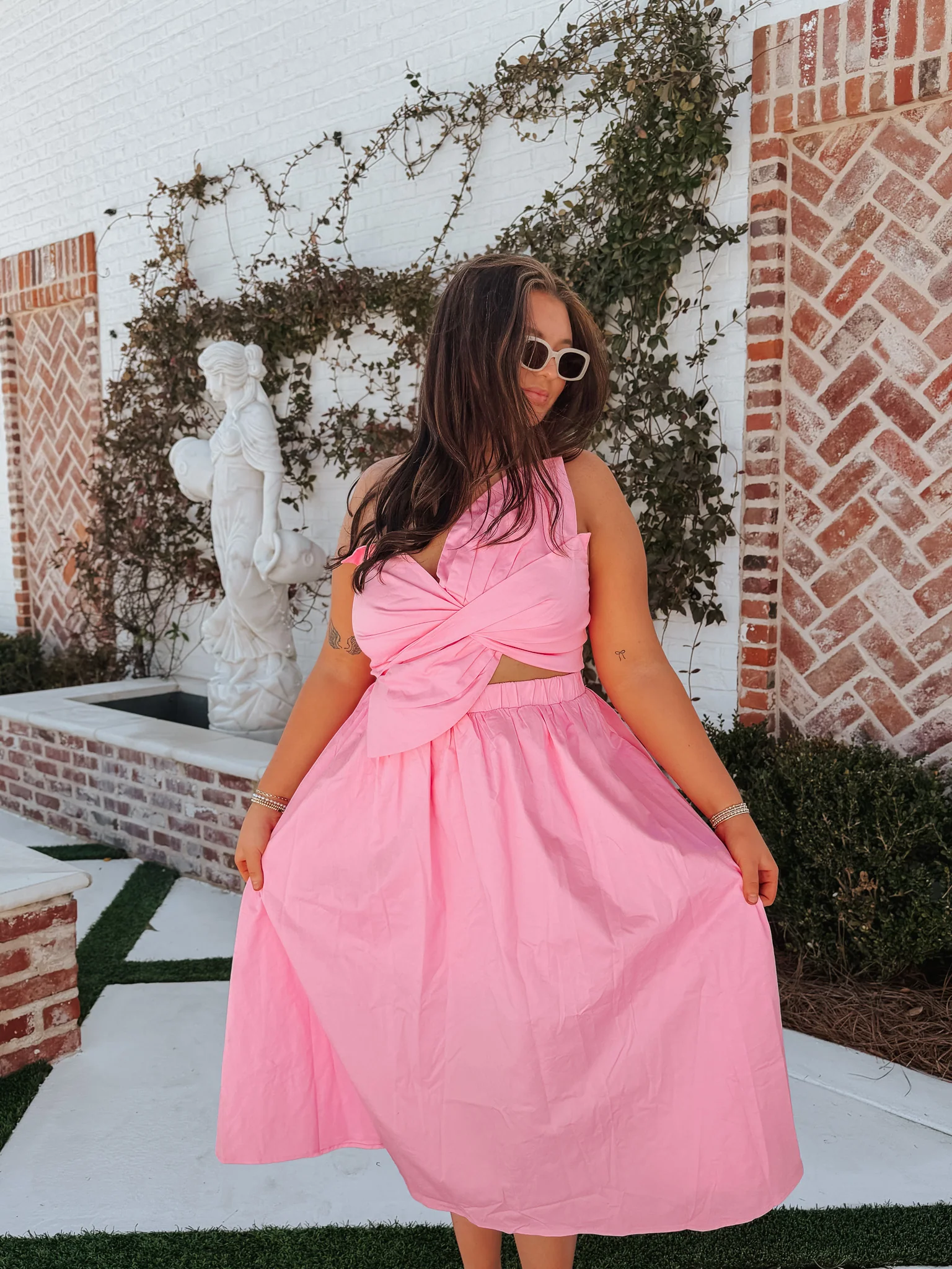 Resort Ready Dress In Pink - Image 3
