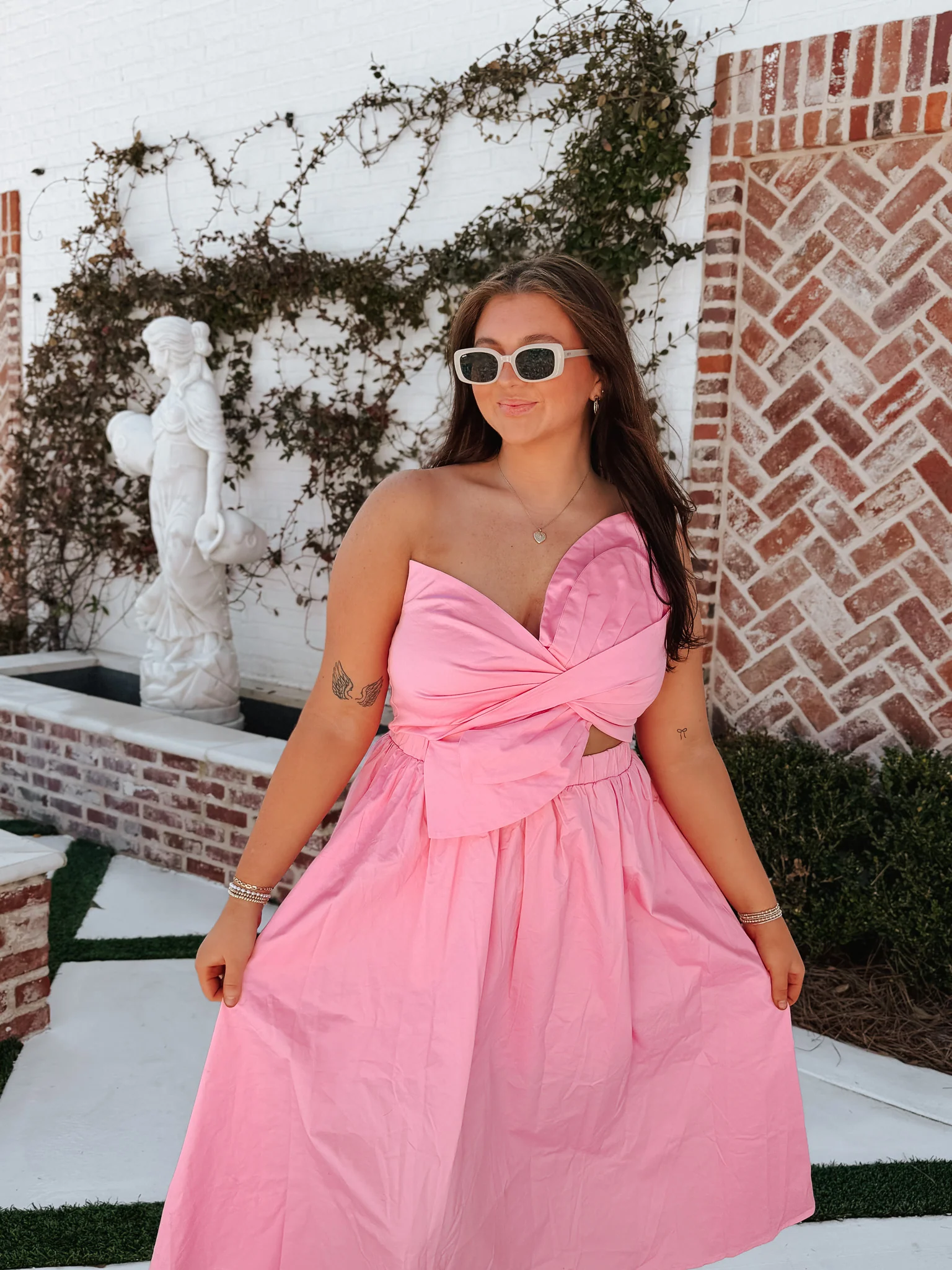Resort Ready Dress In Pink - Image 9