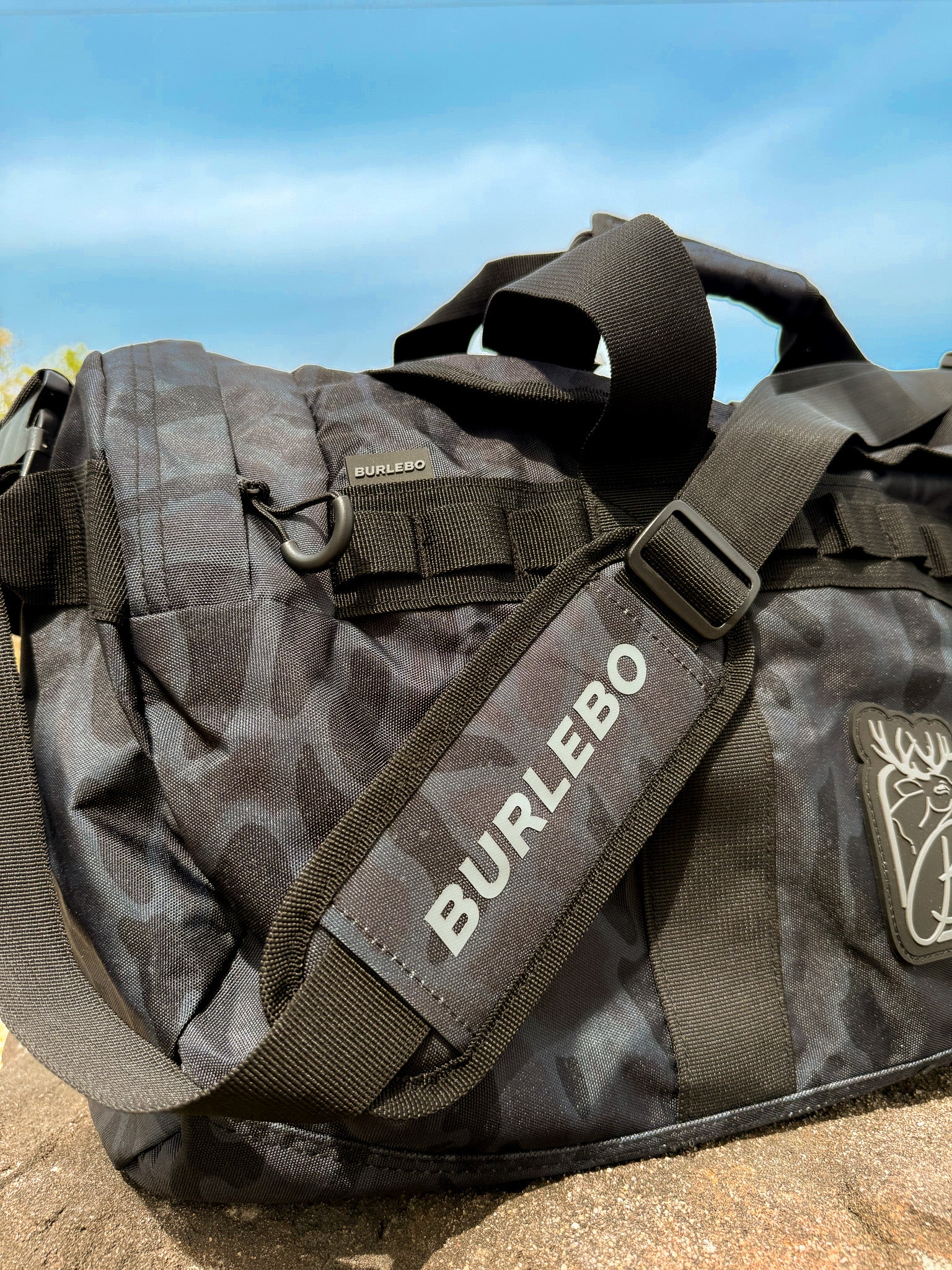 BURLEBO Duffle - Black Camo - Image 3