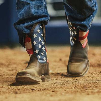 Men's Rebel Durango Patriotic Flag Boots - Image 11