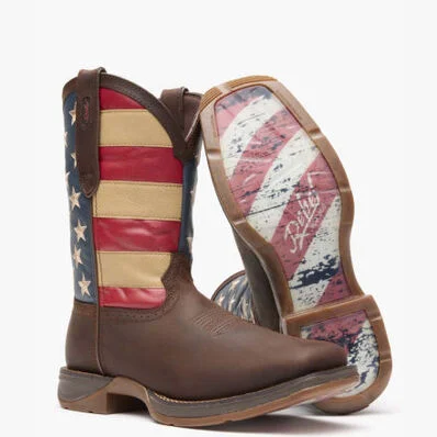 Men's Rebel Durango Patriotic Flag Boots - Image 3