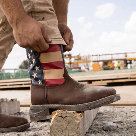 Men's Rebel Durango Patriotic Flag Boots - Image 4