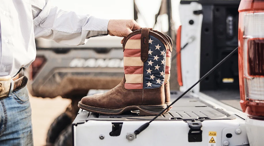 Men's Rebel Durango Patriotic Flag Boots - Image 5