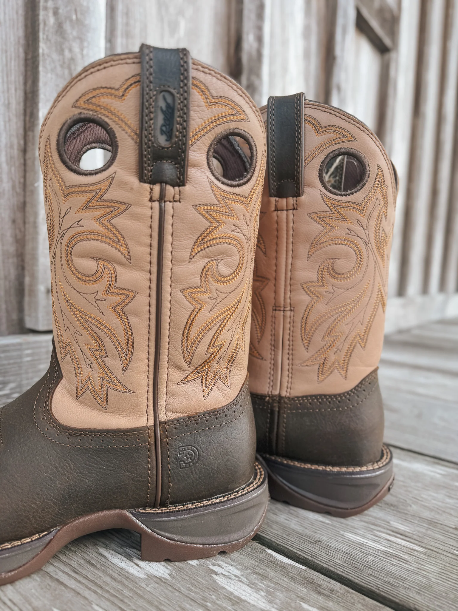 Men's Durango Rebel with InsulKul™ Western Boots in Coffee/Bone - Image 6