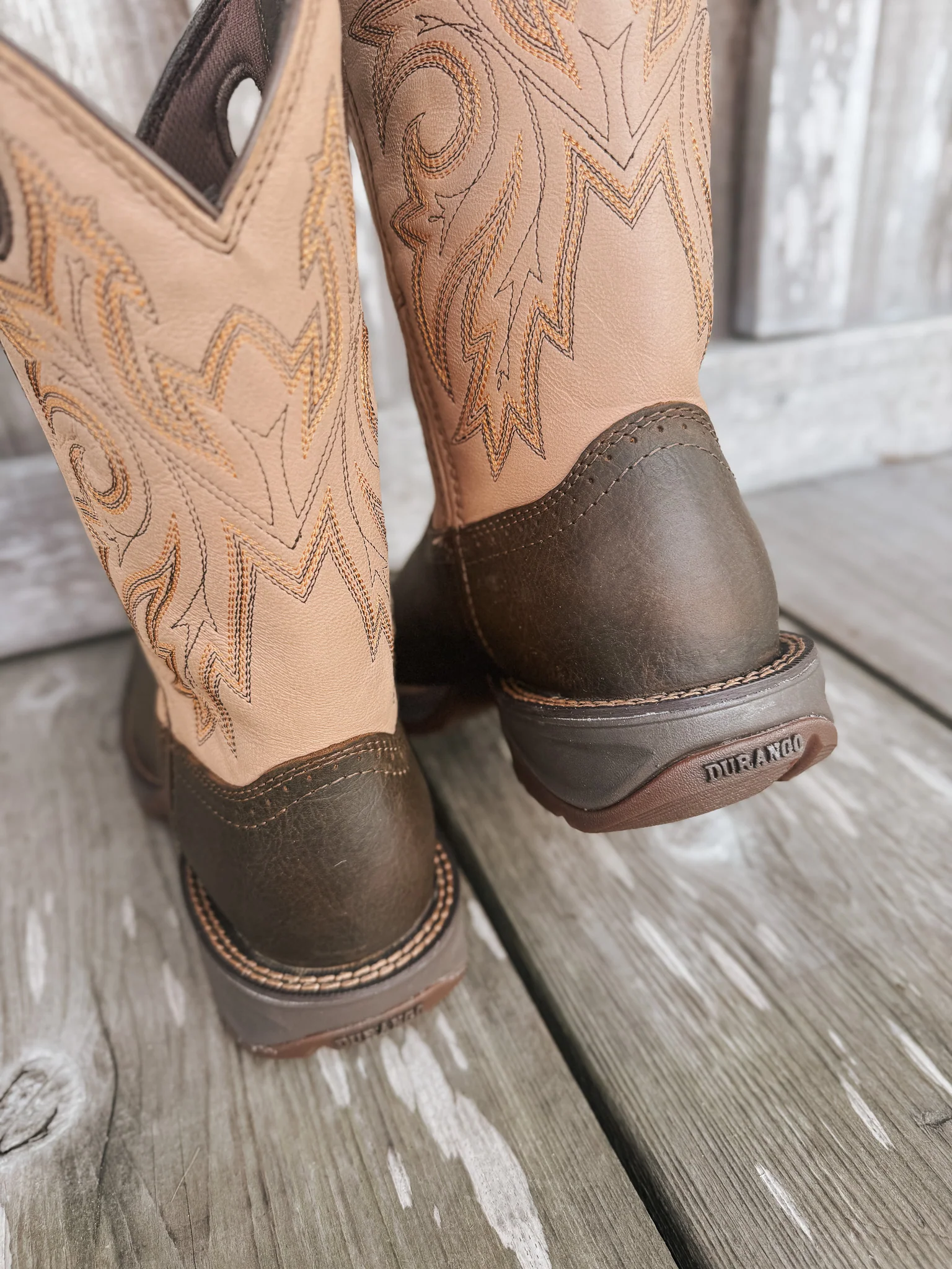 Men's Durango Rebel with InsulKul™ Western Boots in Coffee/Bone - Image 7