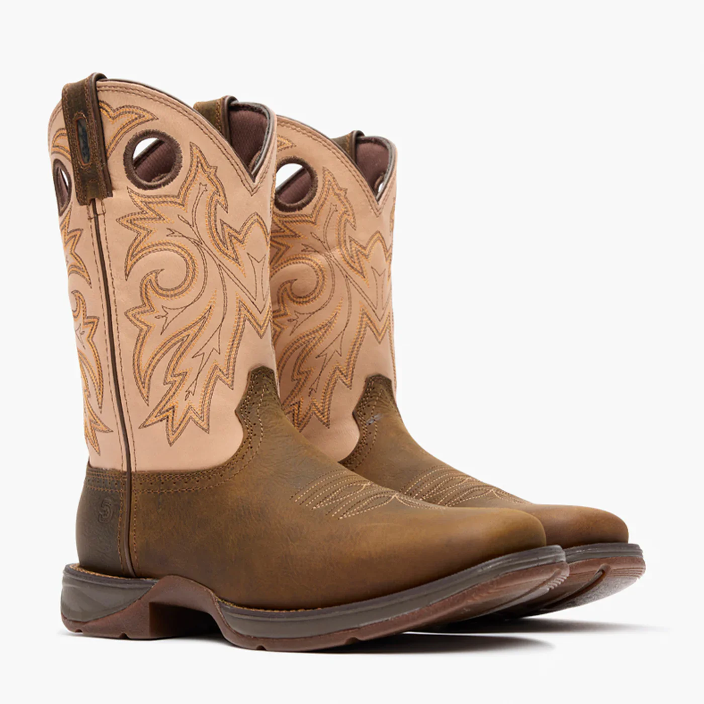 Men's Durango Rebel with InsulKul™ Western Boots in Coffee/Bone - Image 9