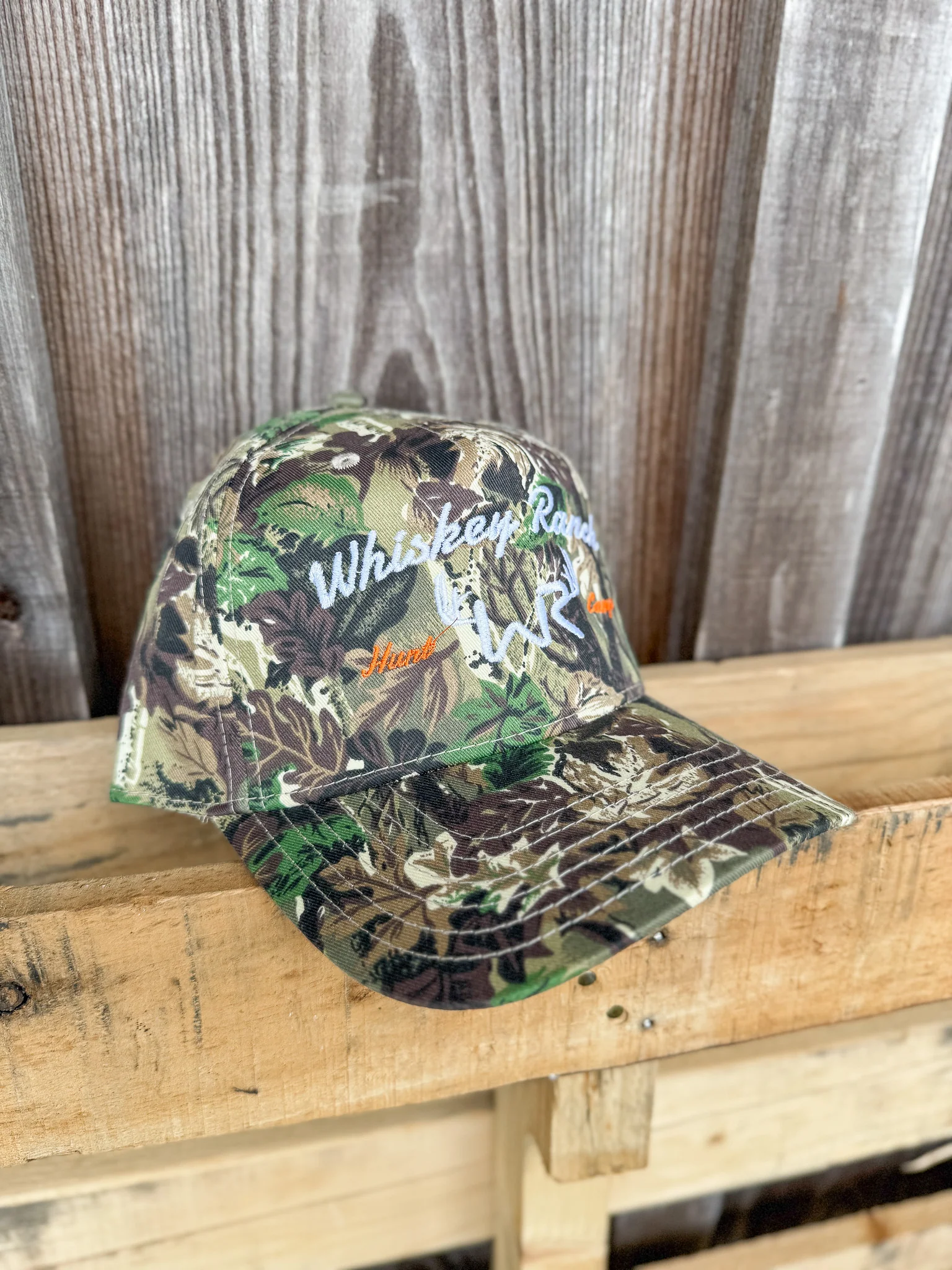 Whiskey Bent Hat Co. Deer Camp Camo Cap - Image 4