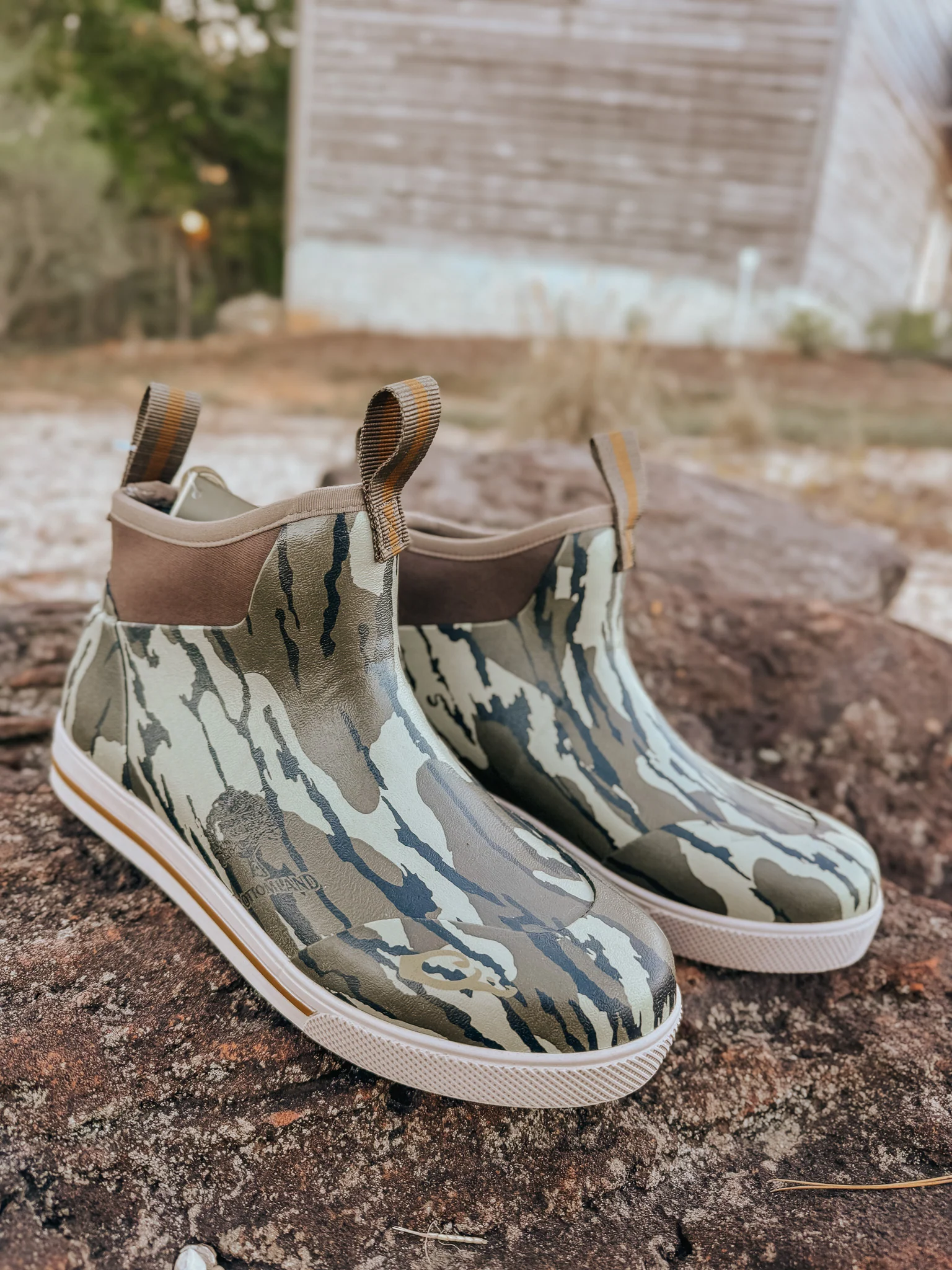 Men's Drake Camp Deck Boot in Bottomland - Image 6