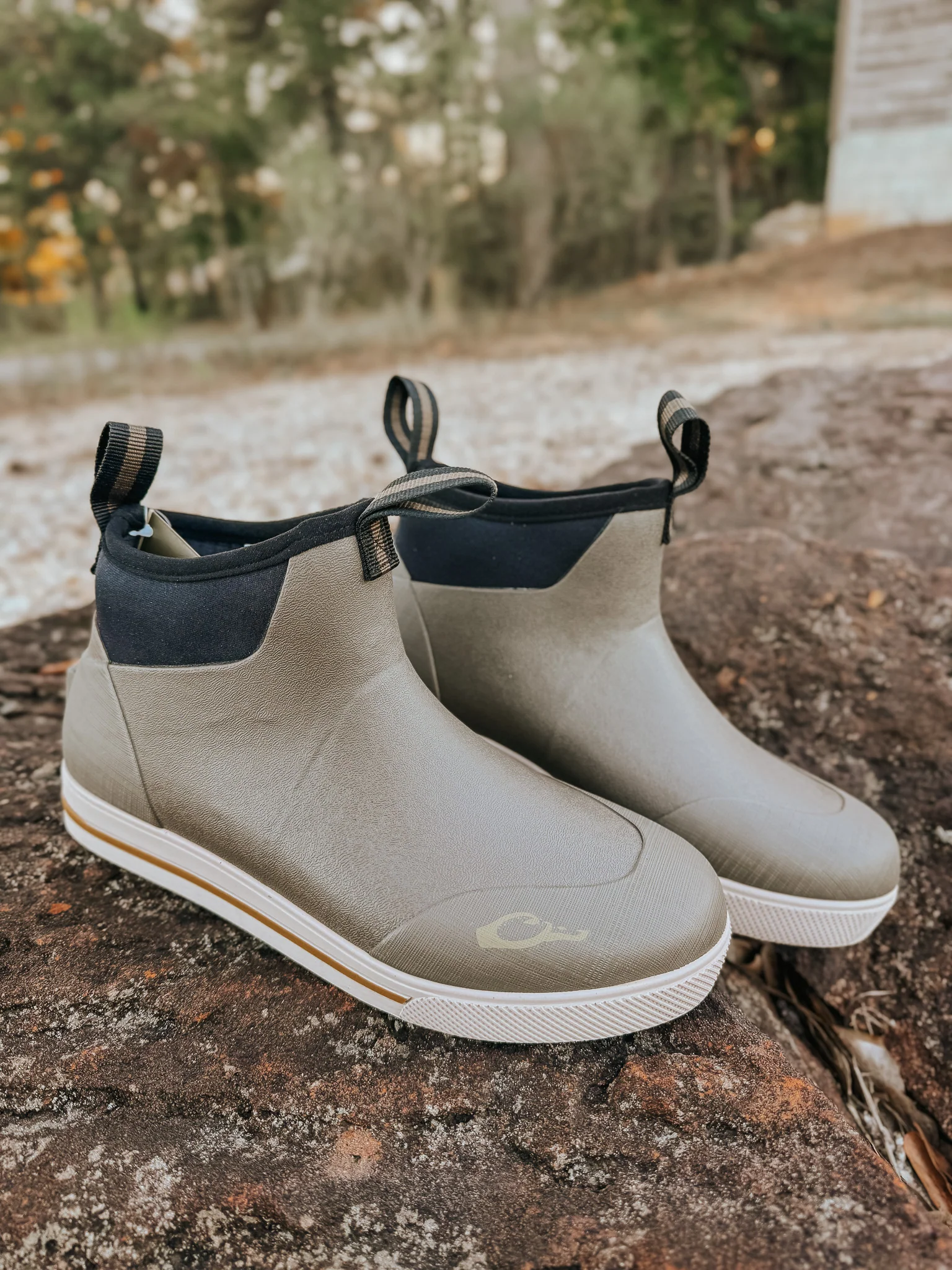 Men's Drake Camp Deck Boot in Mud Brown - Image 4