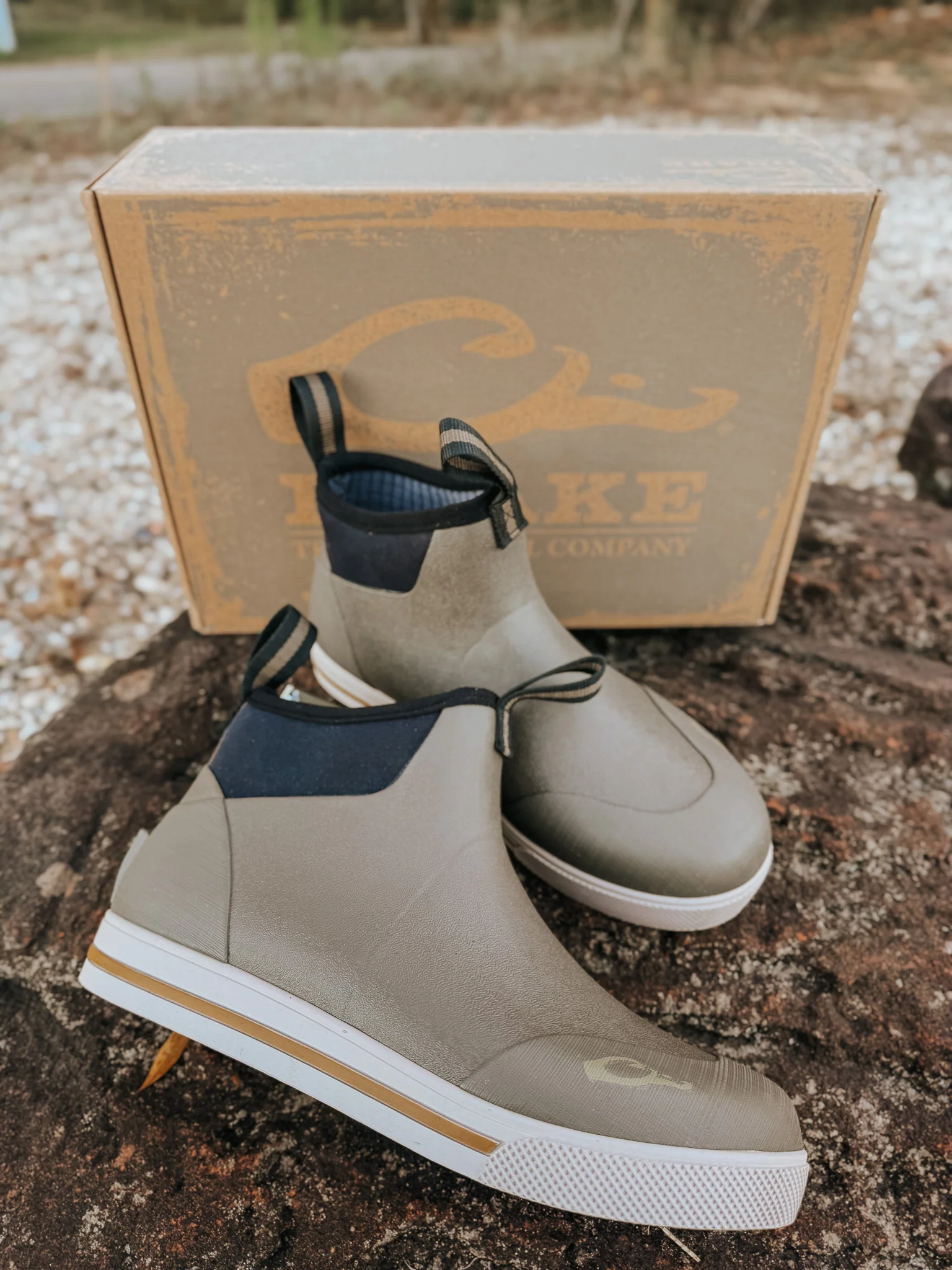 Men's Drake Camp Deck Boot in Mud Brown - Image 5