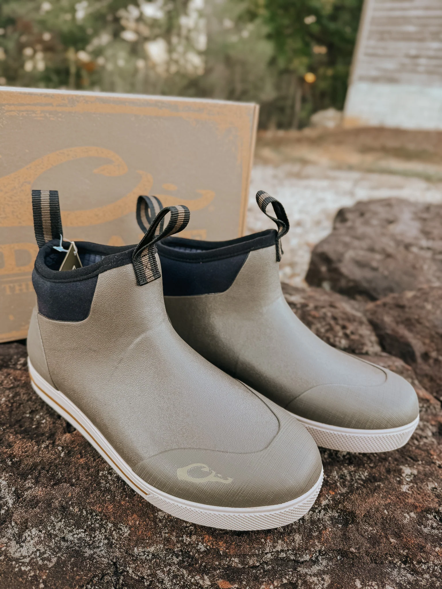 Men's Drake Camp Deck Boot in Mud Brown - Image 6