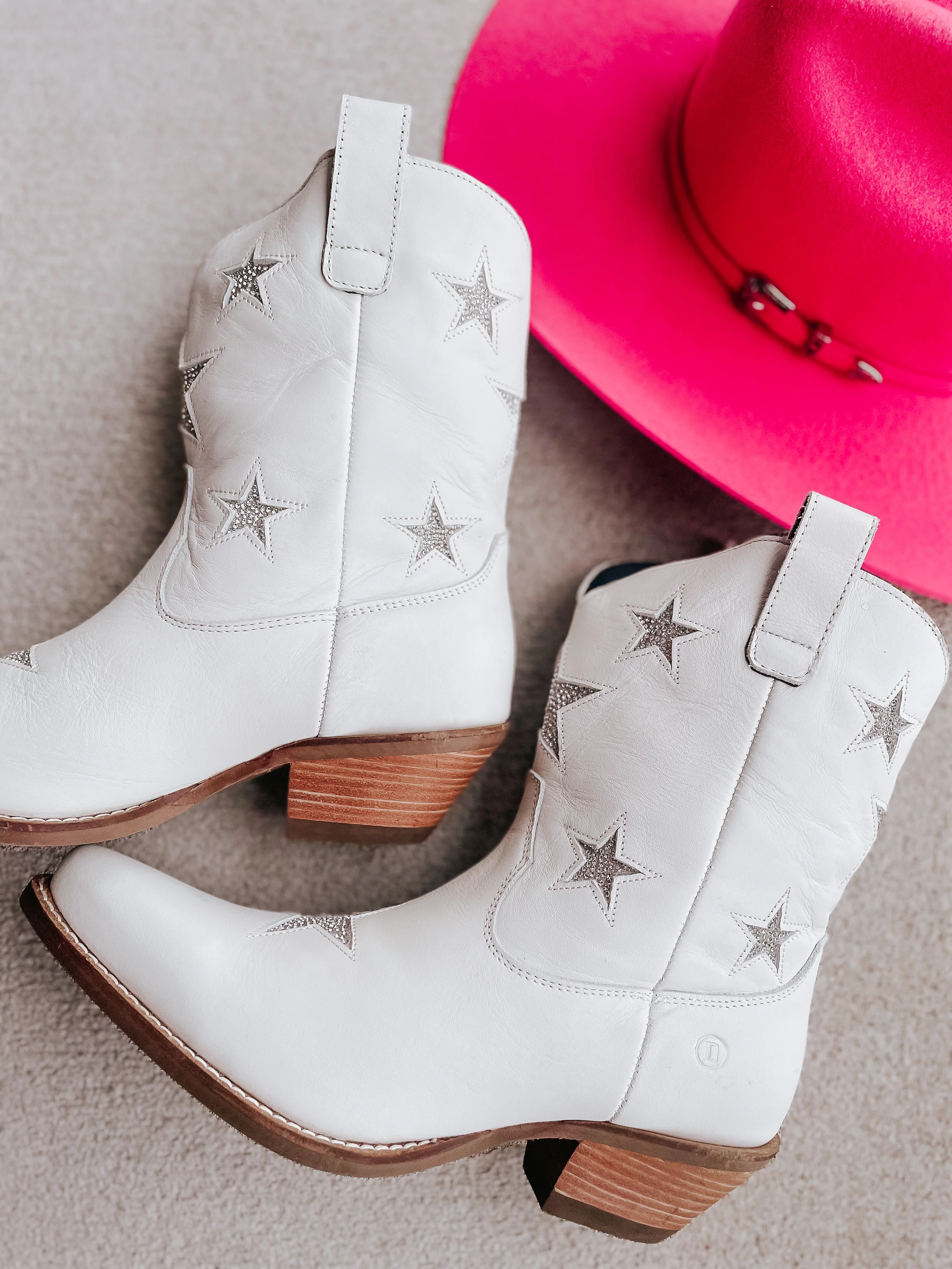 Dingo Star Struck White Leather Bootie - Image 11