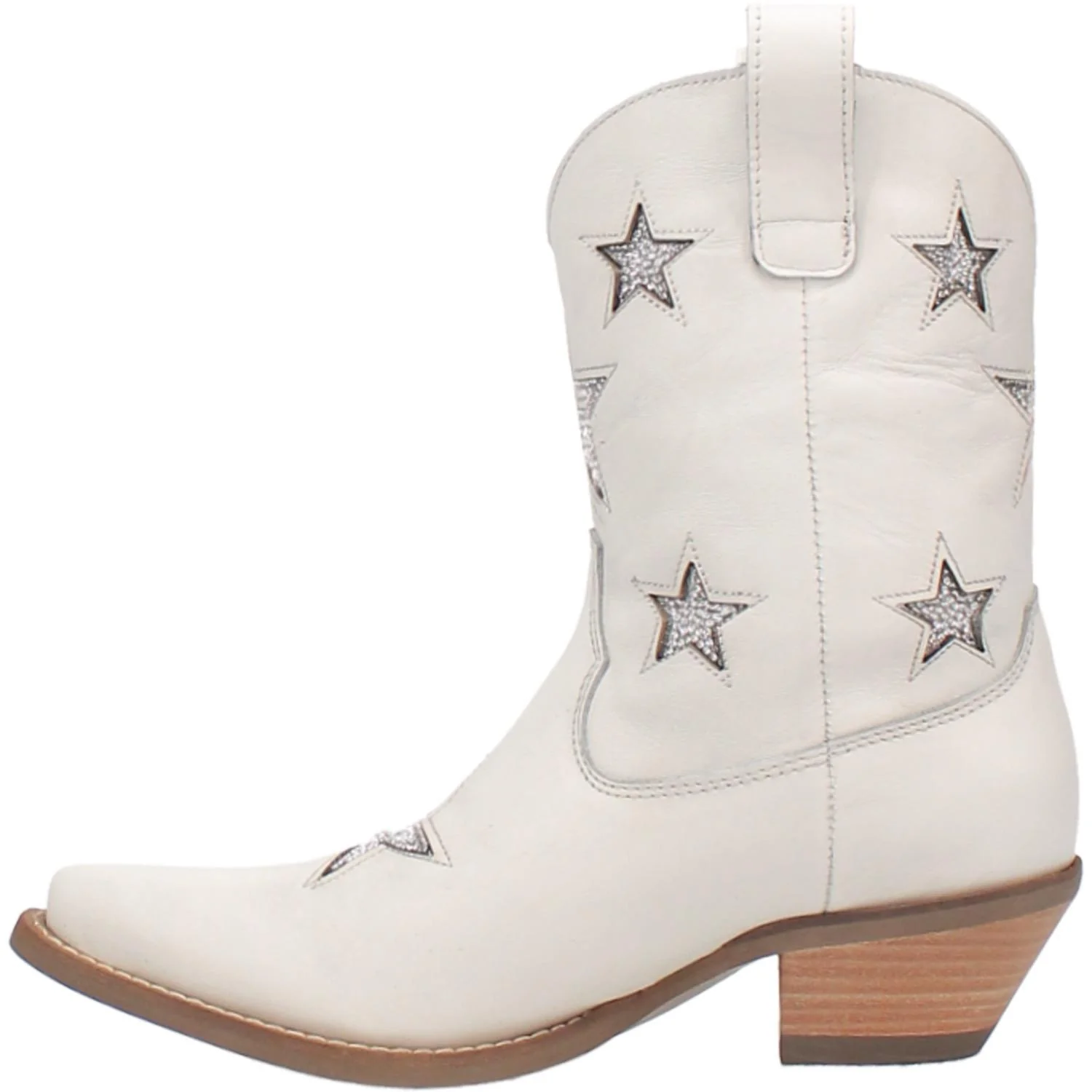 Dingo Star Struck White Leather Bootie - Image 5