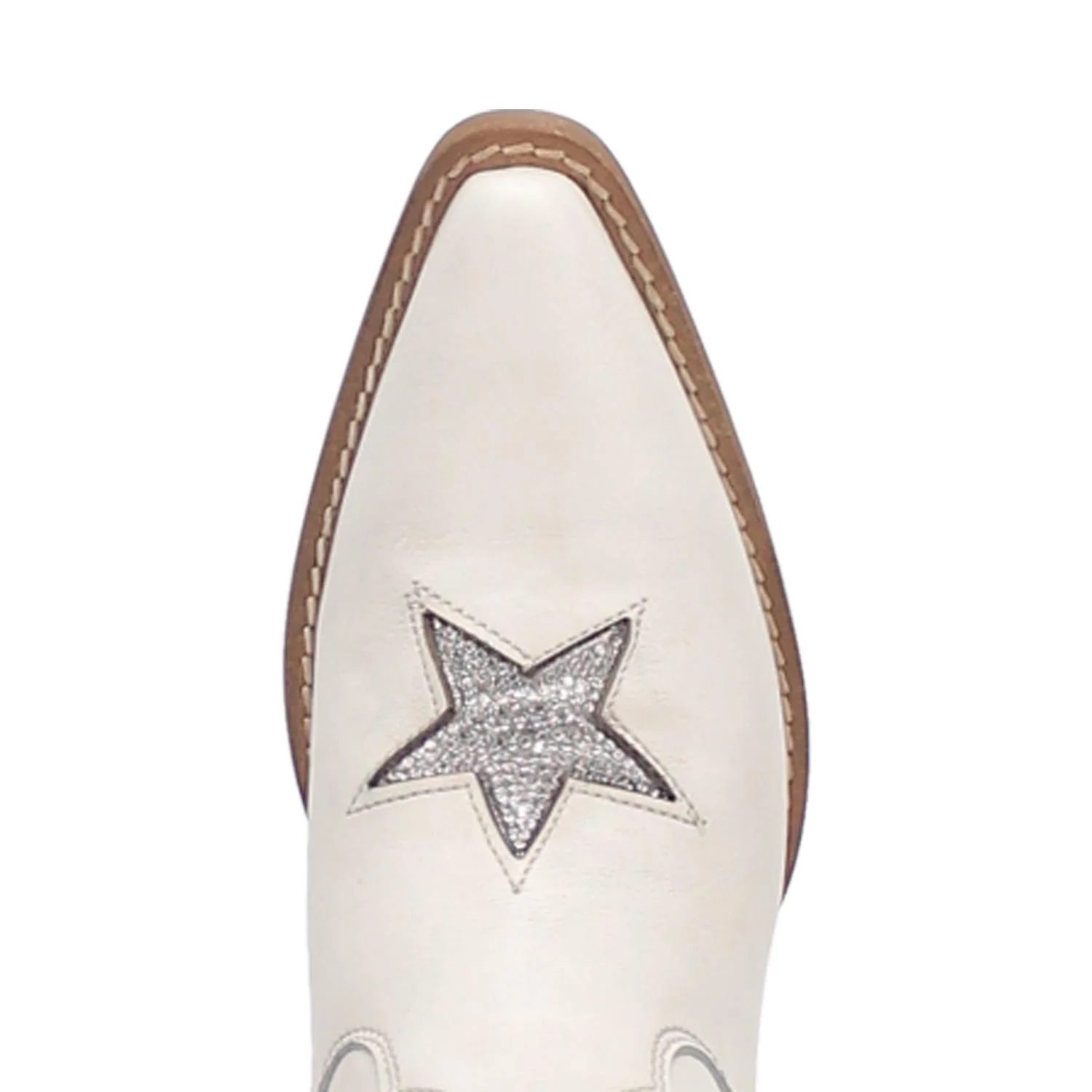 Dingo Star Struck White Leather Bootie - Image 8